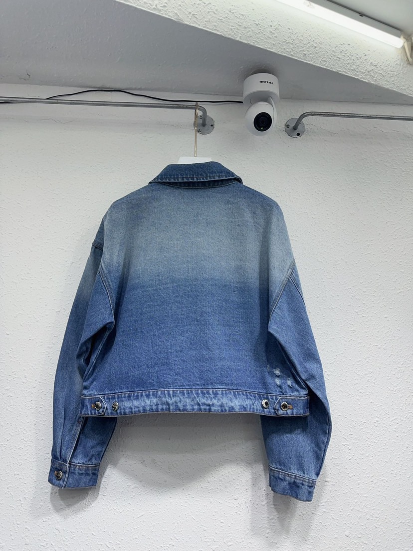 Prada オーガニックデニム クロップド ジャケット