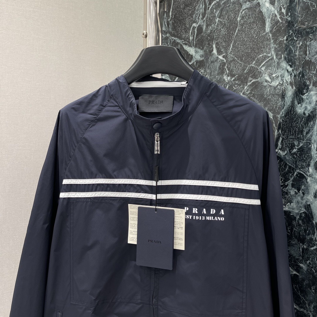 Prada ライトウェイト Re-Nylon ブルゾンジャケット