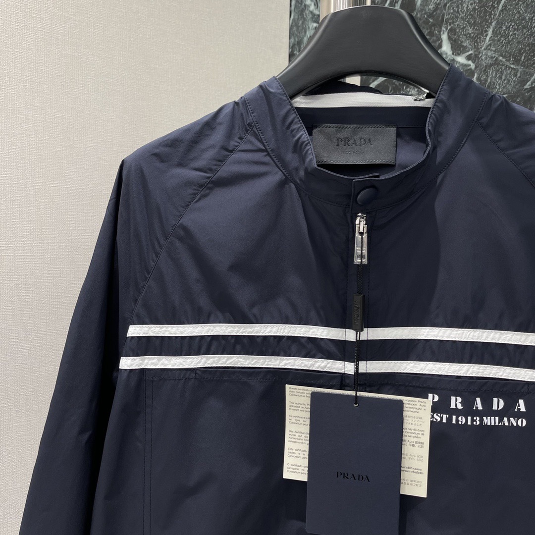 Prada ライトウェイト Re-Nylon ブルゾンジャケット