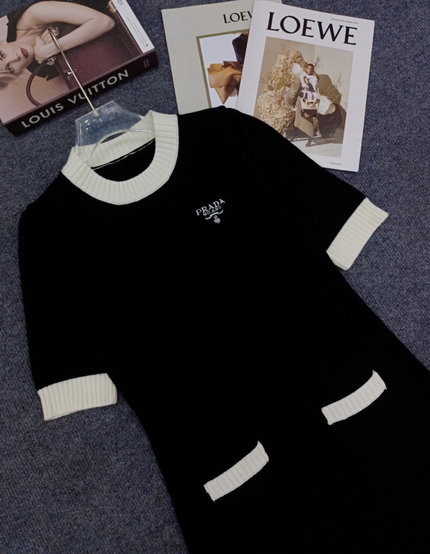 Prada  コットン ミニドレス