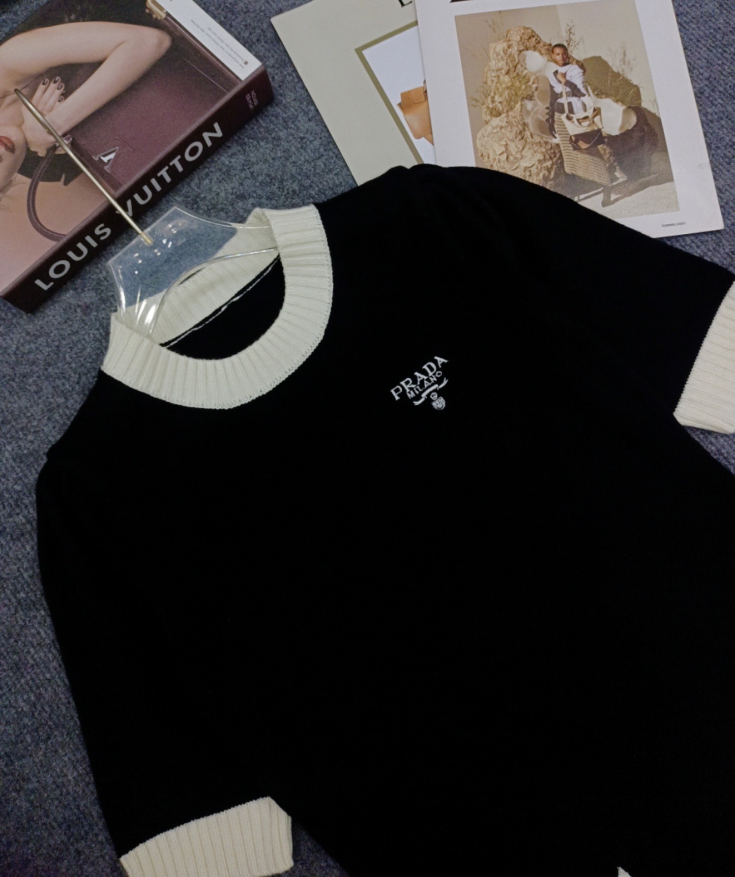 Prada  コットン ミニドレス