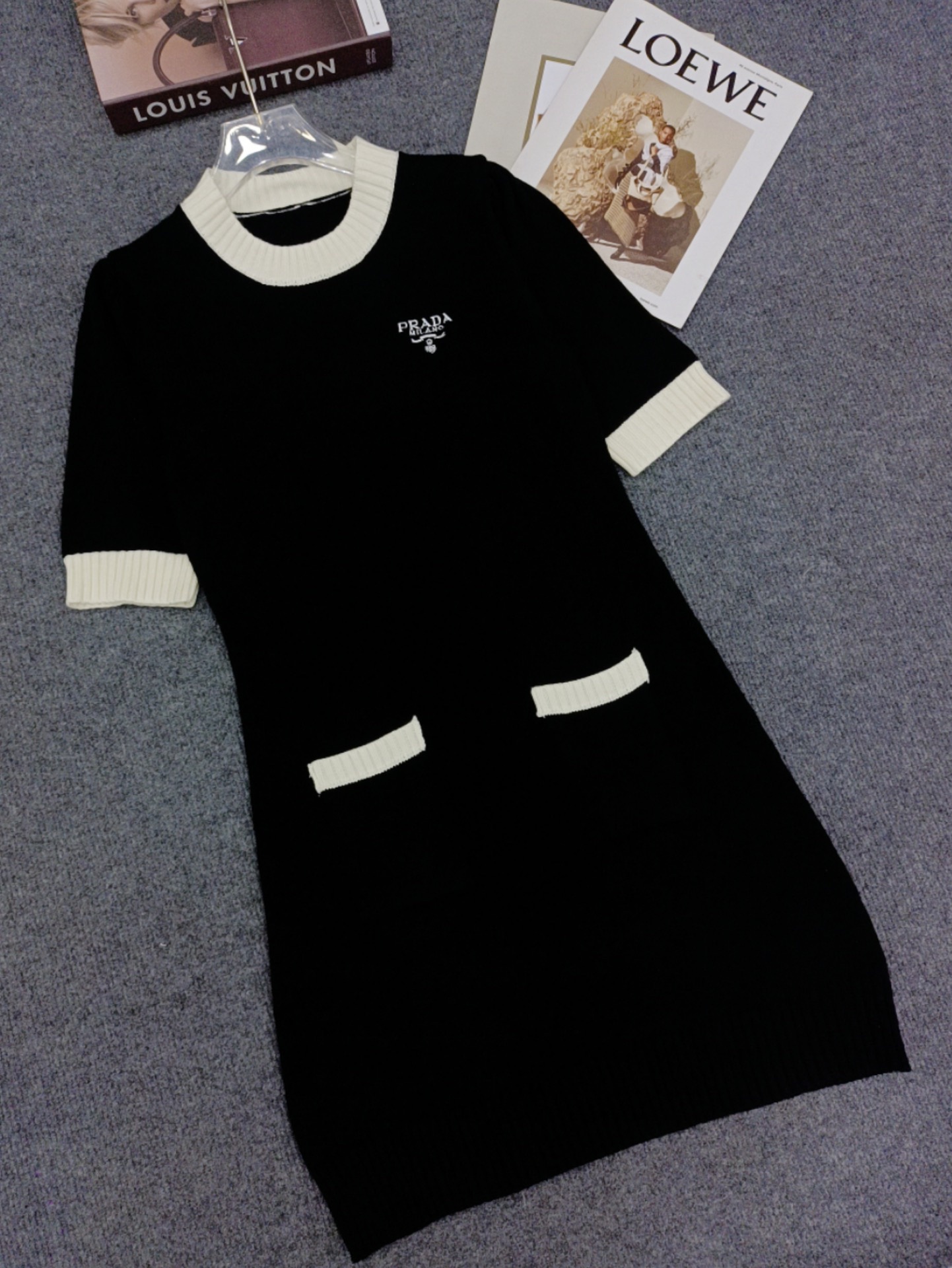 Prada  コットン ミニドレス