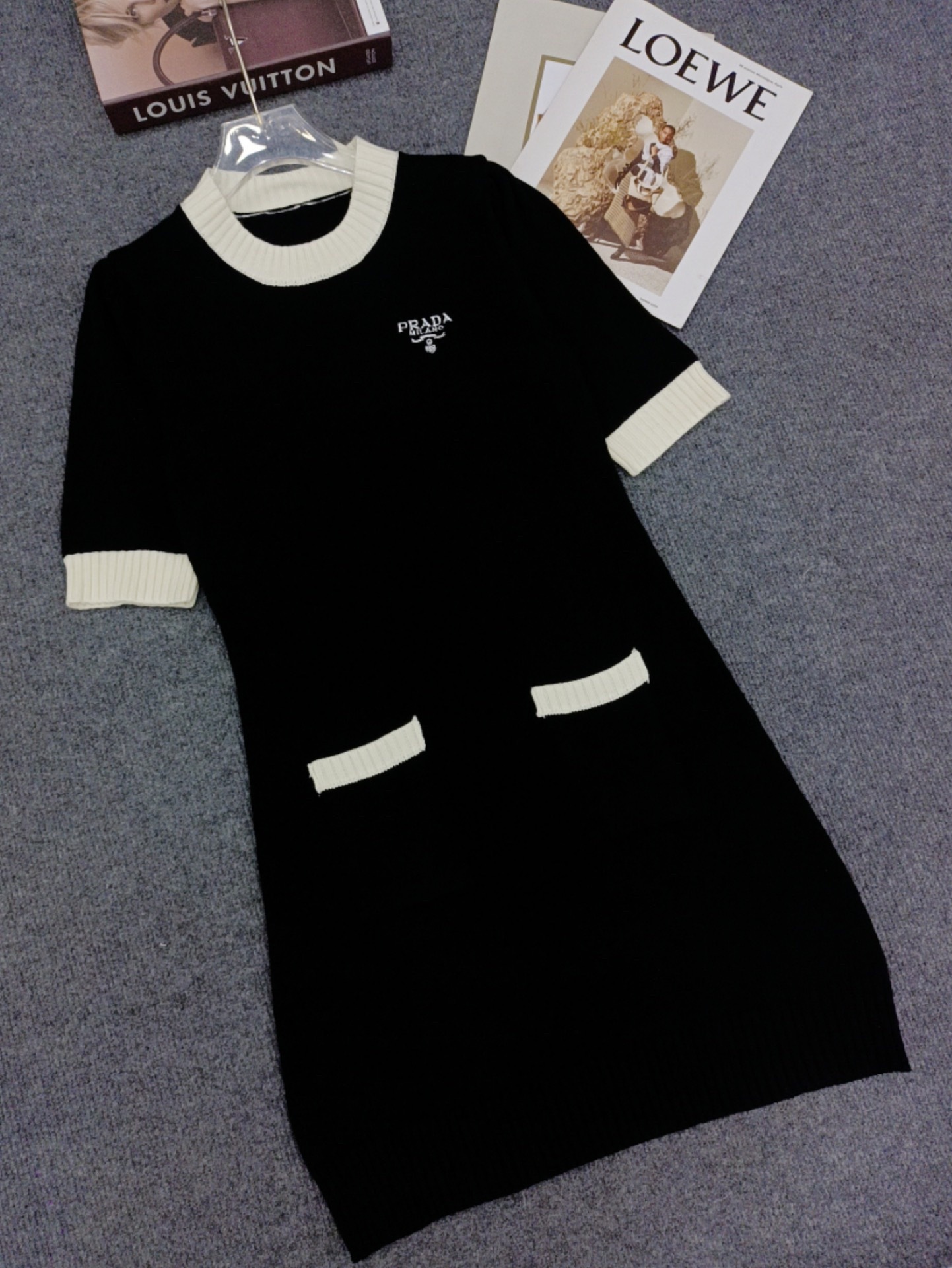 Prada  コットン ミニドレス