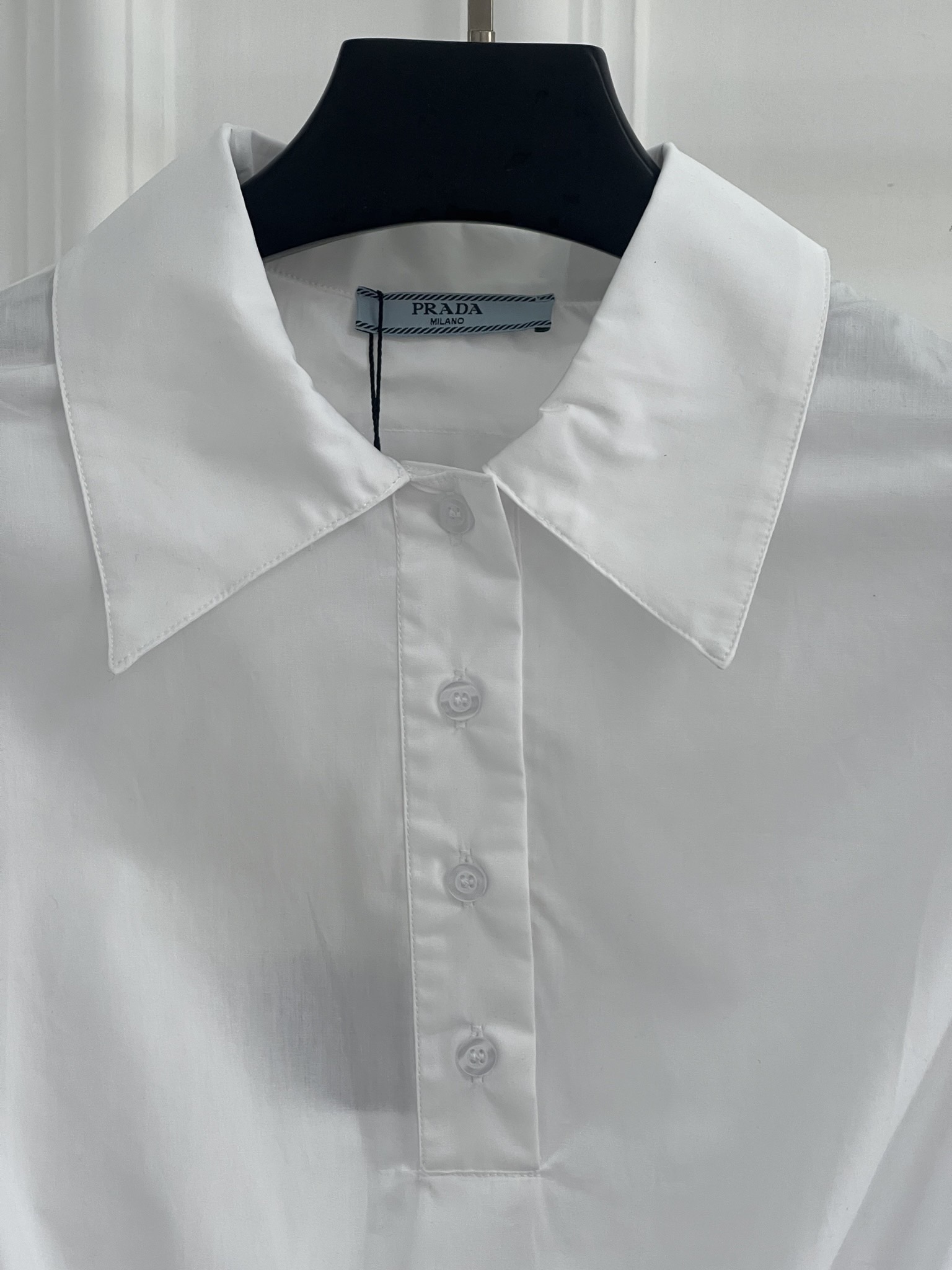 Prada ポプリン ミニドレス