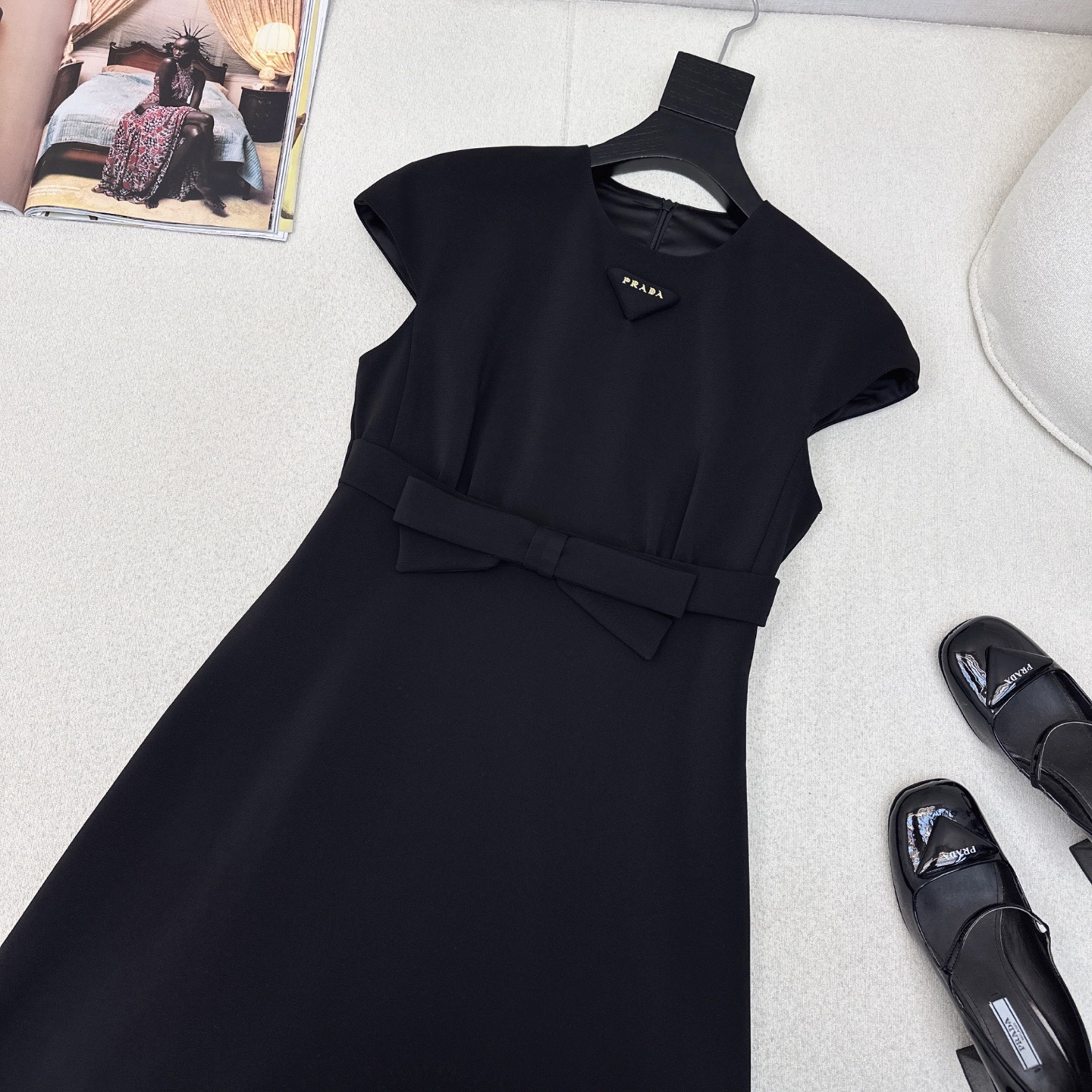 Prada コンパクトサブレ ショートドレス