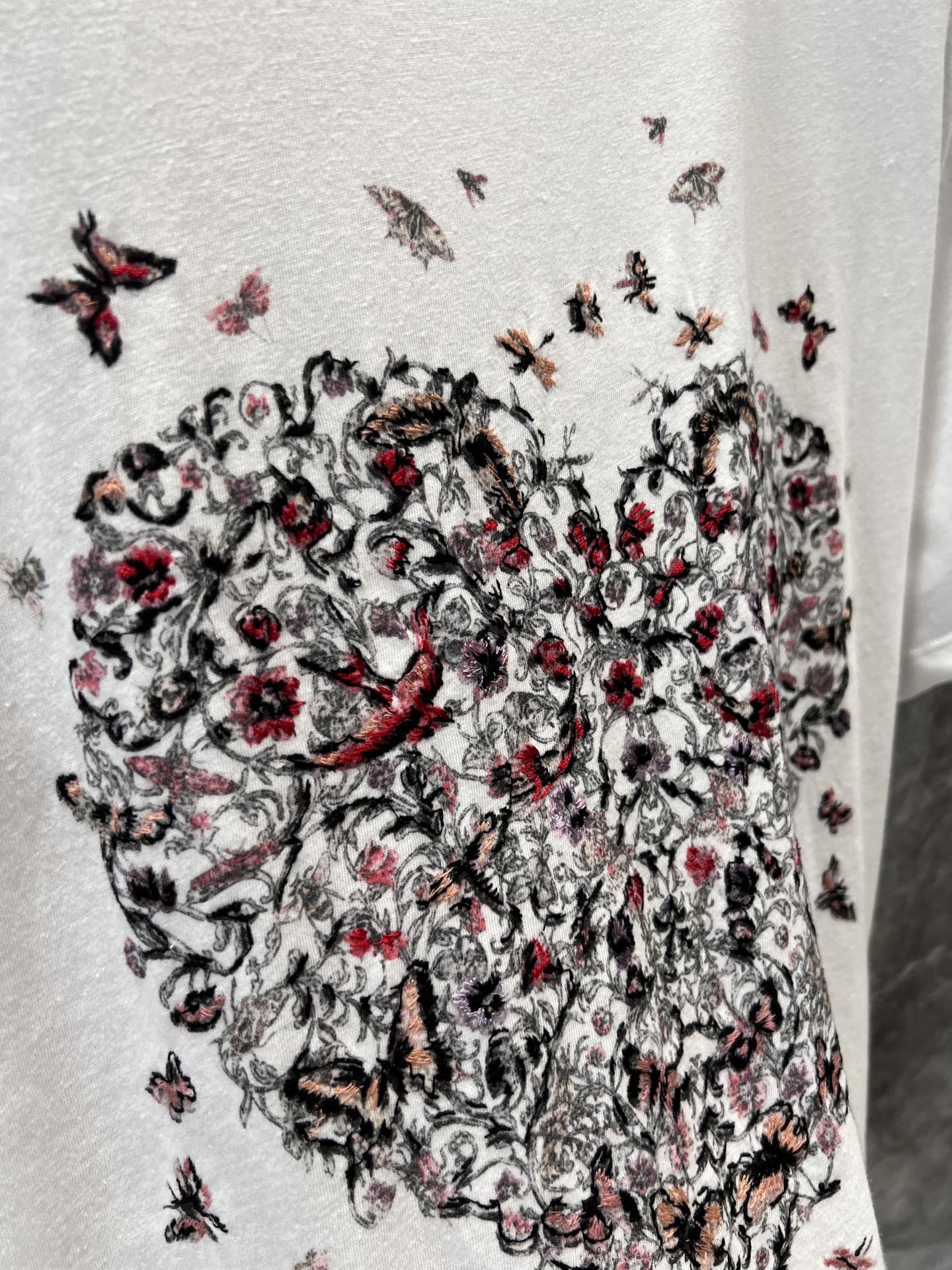 ディオール Dioramour エンブロイダリー Tシャツ