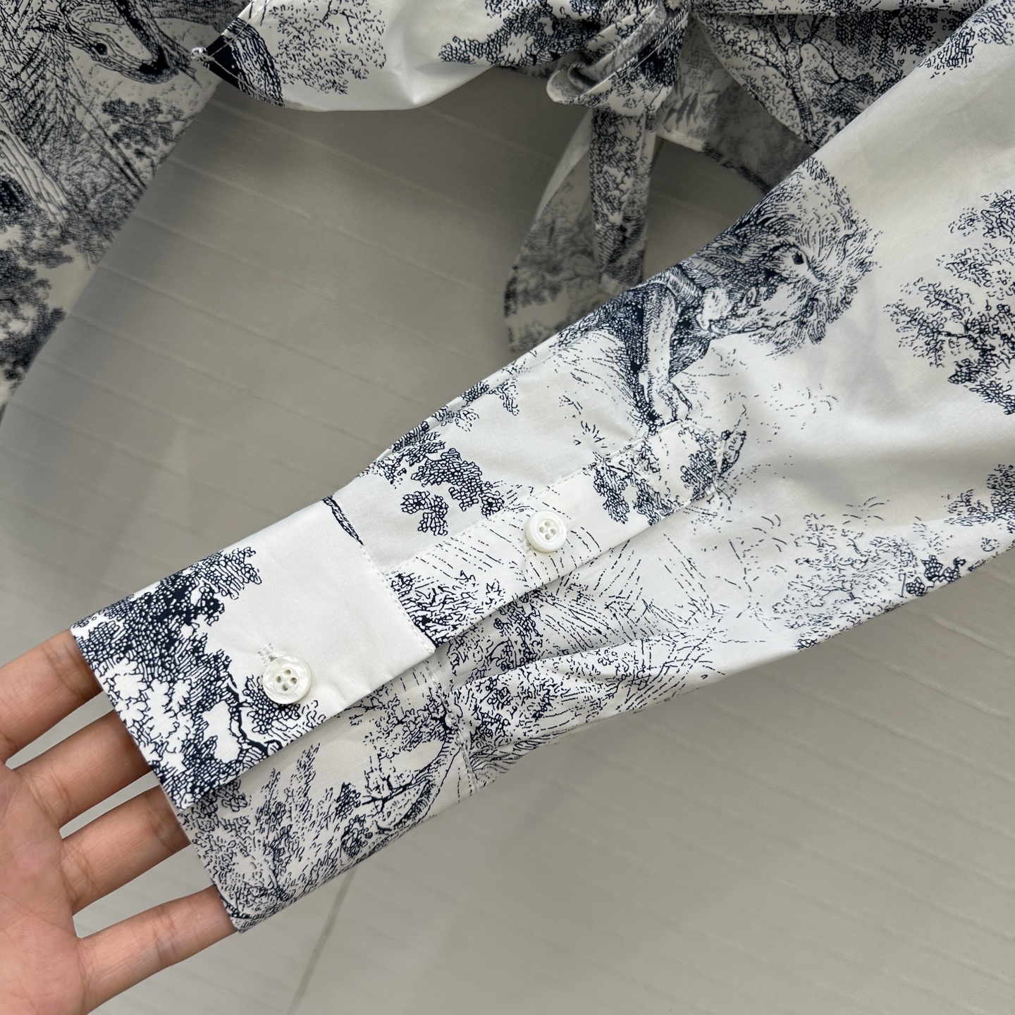 ディオール Dioriviera クロップド タイブラウス