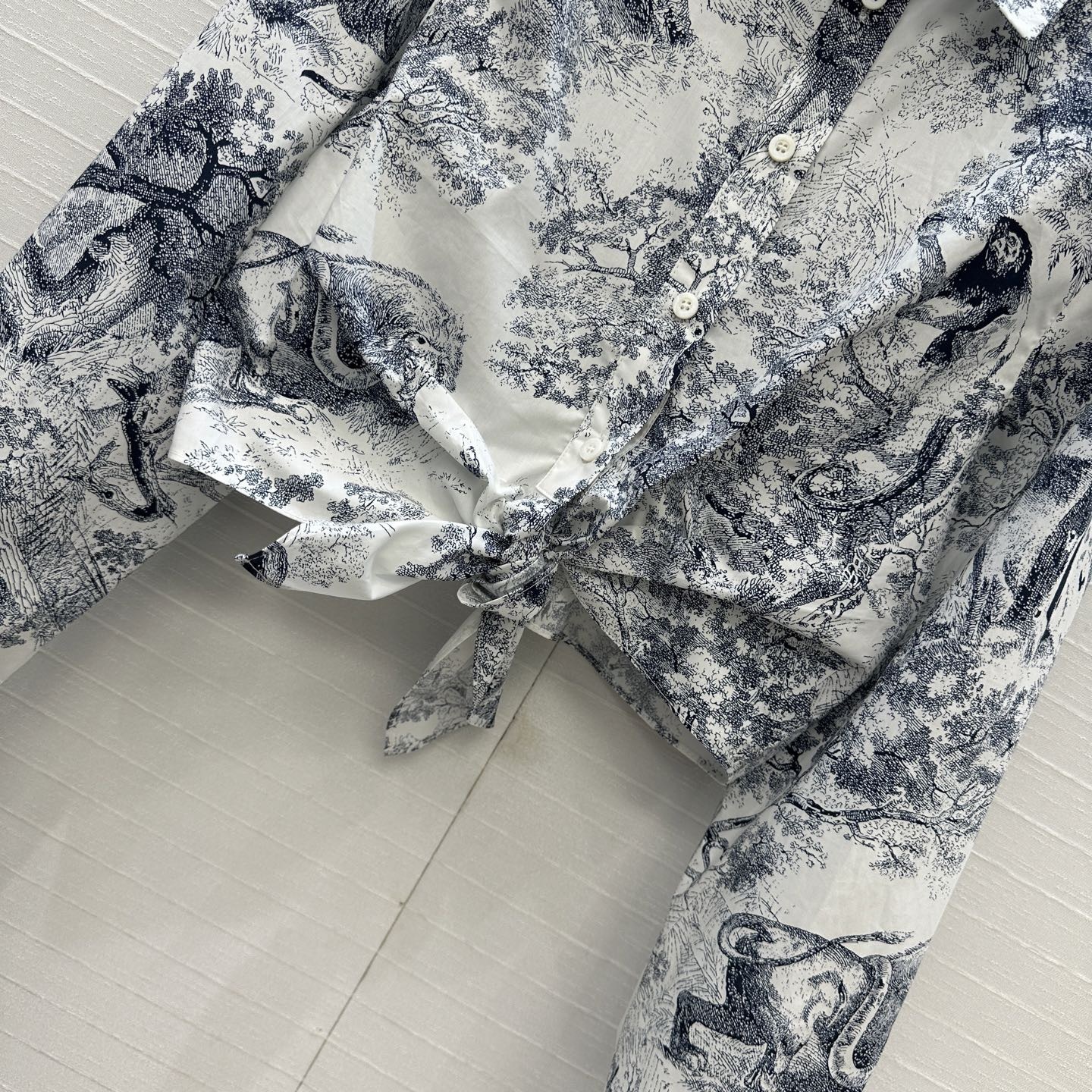 ディオール Dioriviera クロップド タイブラウス