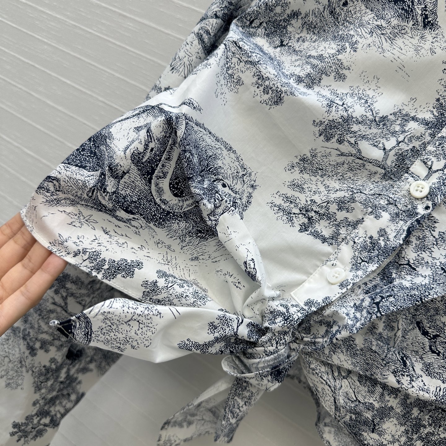 ディオール Dioriviera クロップド タイブラウス