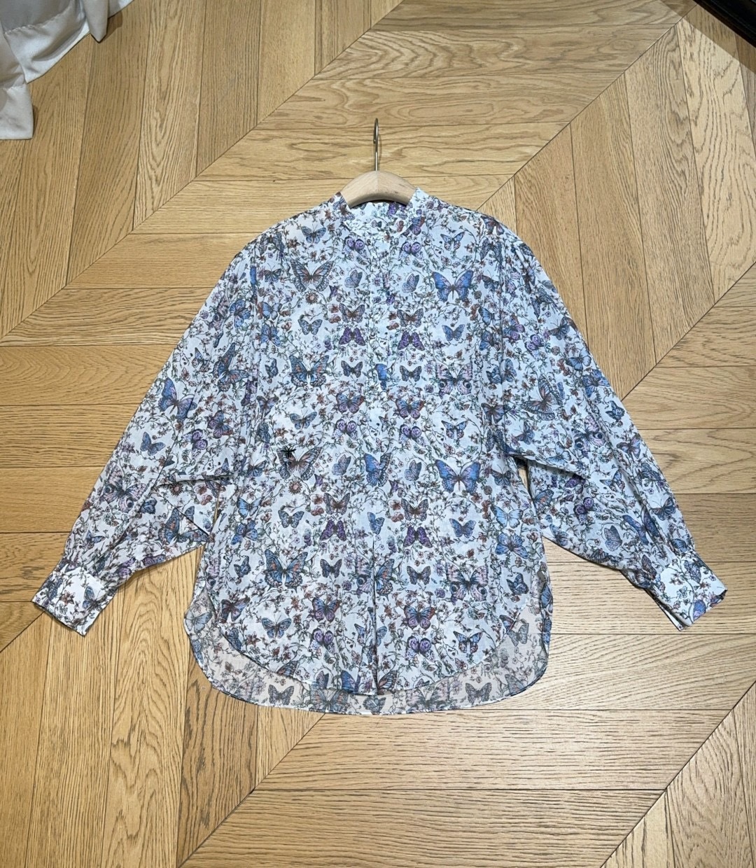 DIOR ブラウス トワル ドゥ ジュイ パピヨン コットンモスリン