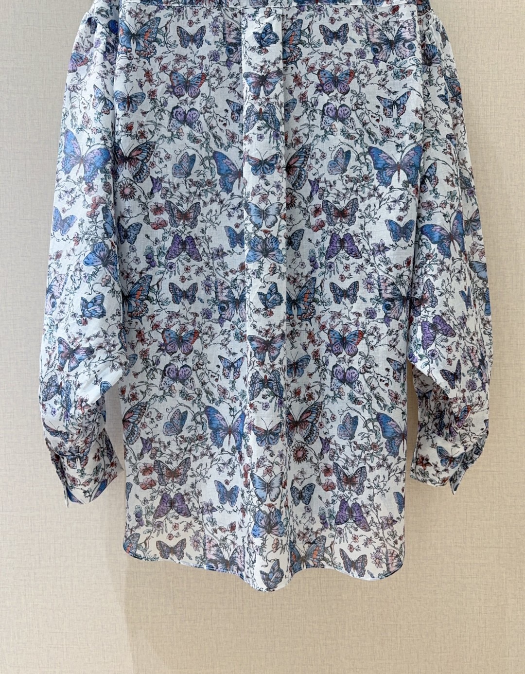 DIOR ブラウス トワル ドゥ ジュイ パピヨン コットンモスリン