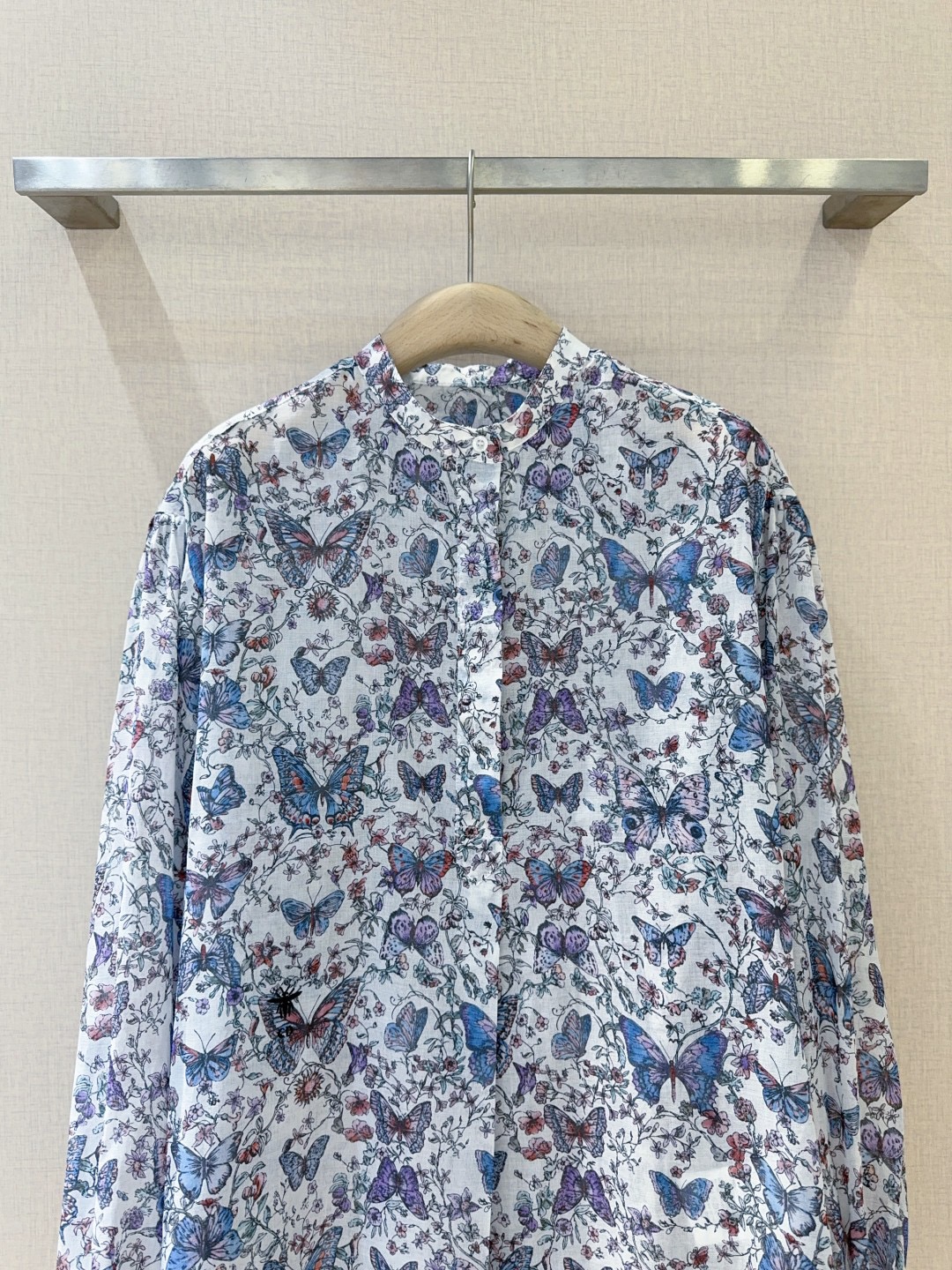 DIOR ブラウス トワル ドゥ ジュイ パピヨン コットンモスリン