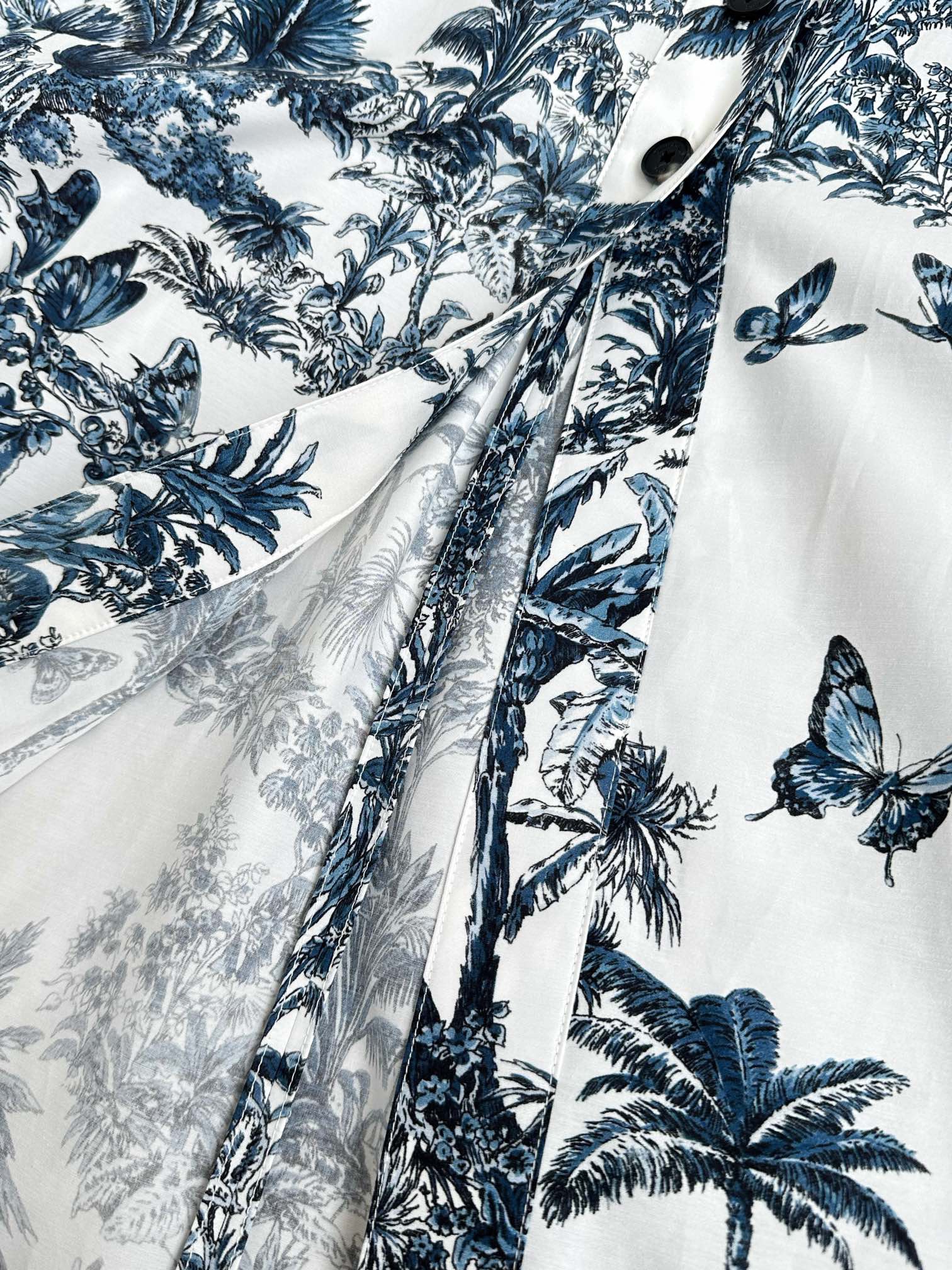 ディオール Dioriviera フレア ミディドレス