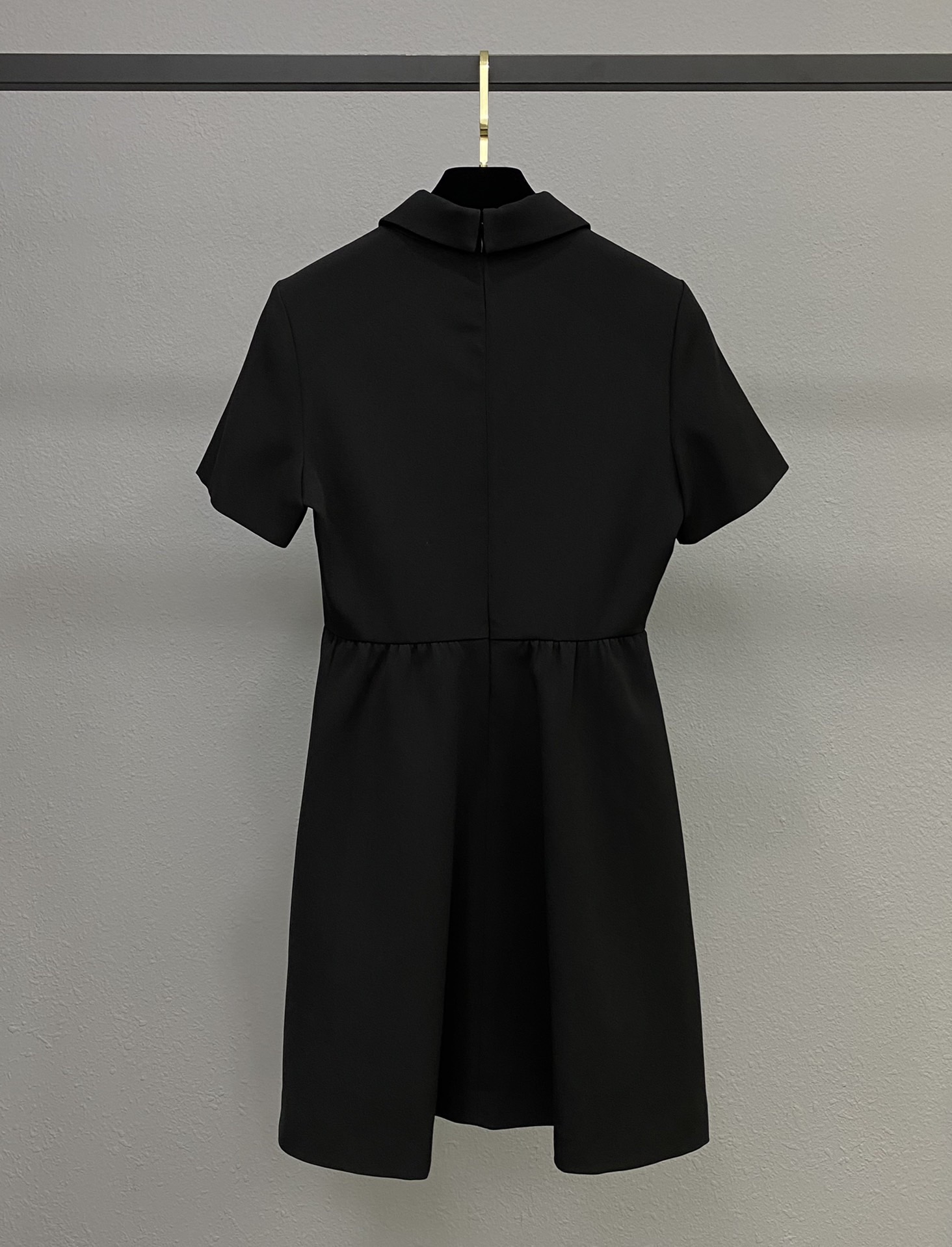 DIOR CDボタン ドレス ウール & シルク