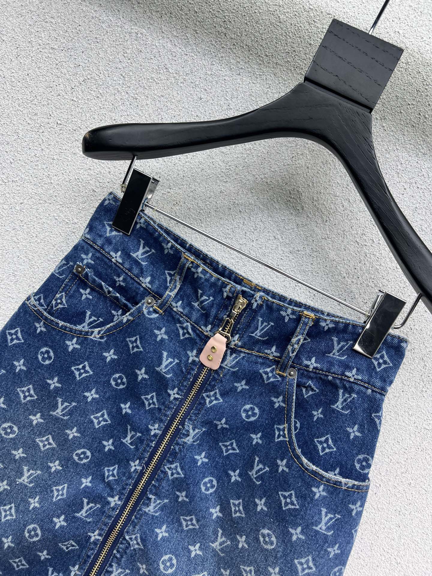 Louis vuitton モノグラム デニム ミニスカート