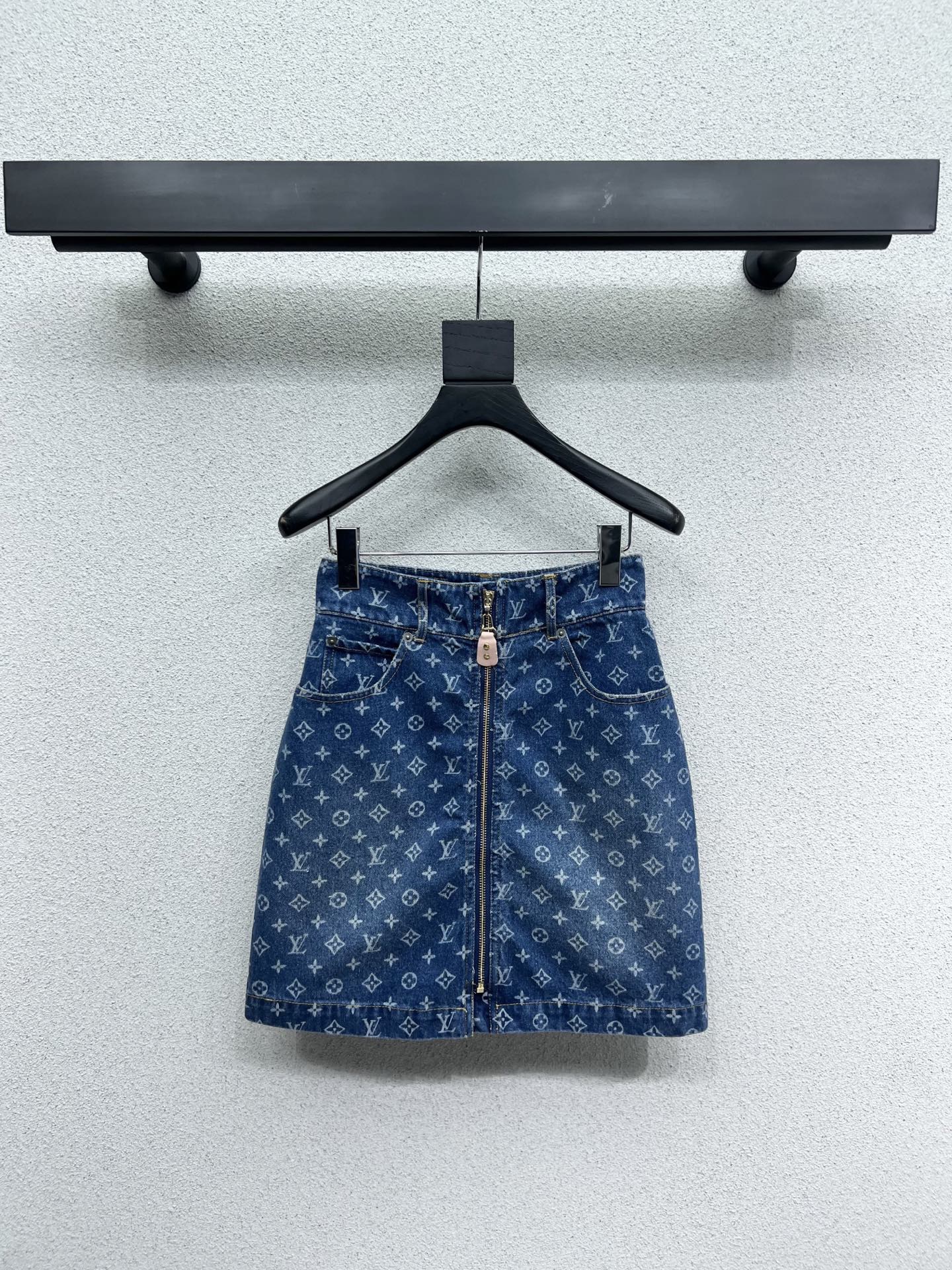 Louis vuitton モノグラム デニム ミニスカート
