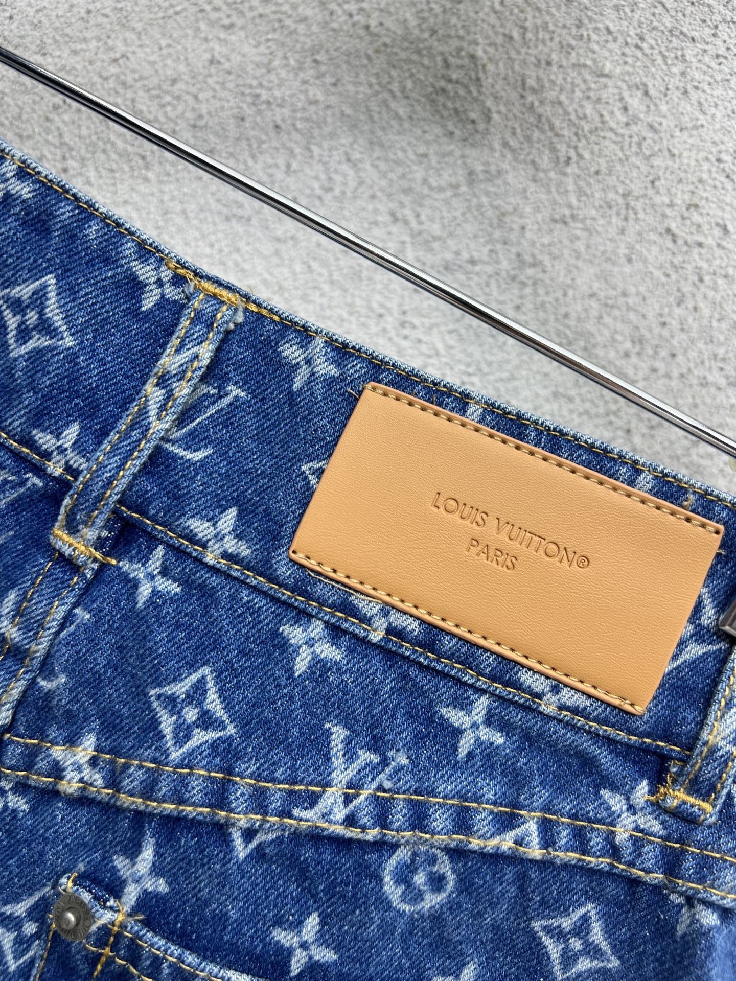 Louis vuitton モノグラム デニム ミニスカート