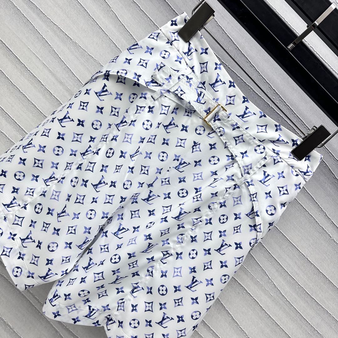 Louis vuitton アクアレル モノグラム ベルトショーツ