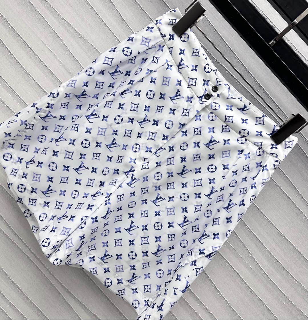 Louis vuitton アクアレル モノグラム ベルトショーツ