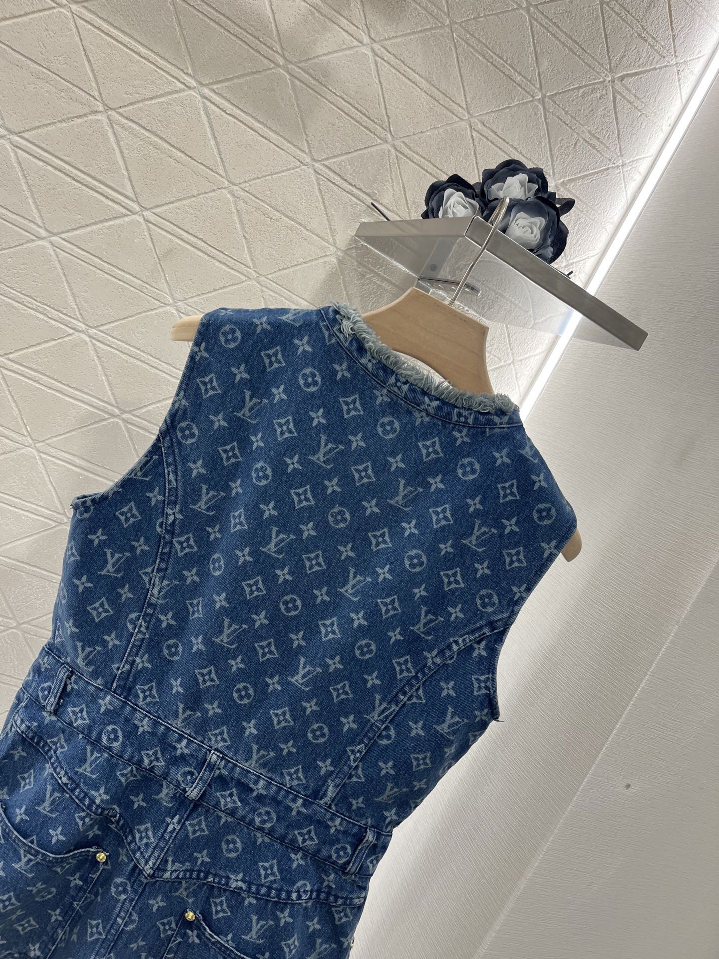 Louis vuitton モノグラム デニムドレス