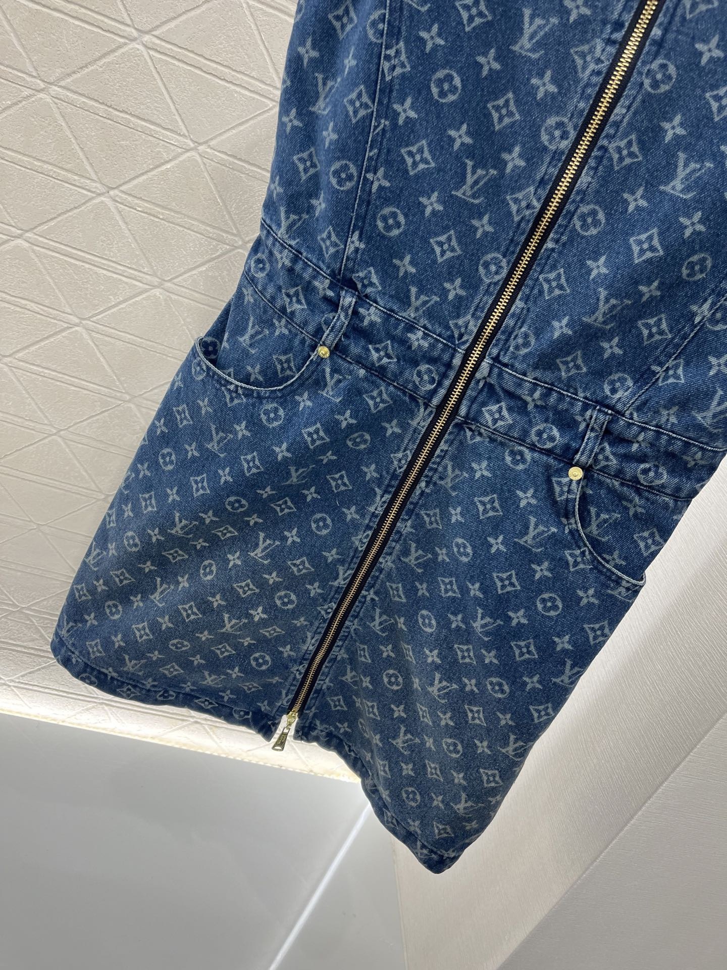 Louis vuitton モノグラム デニムドレス