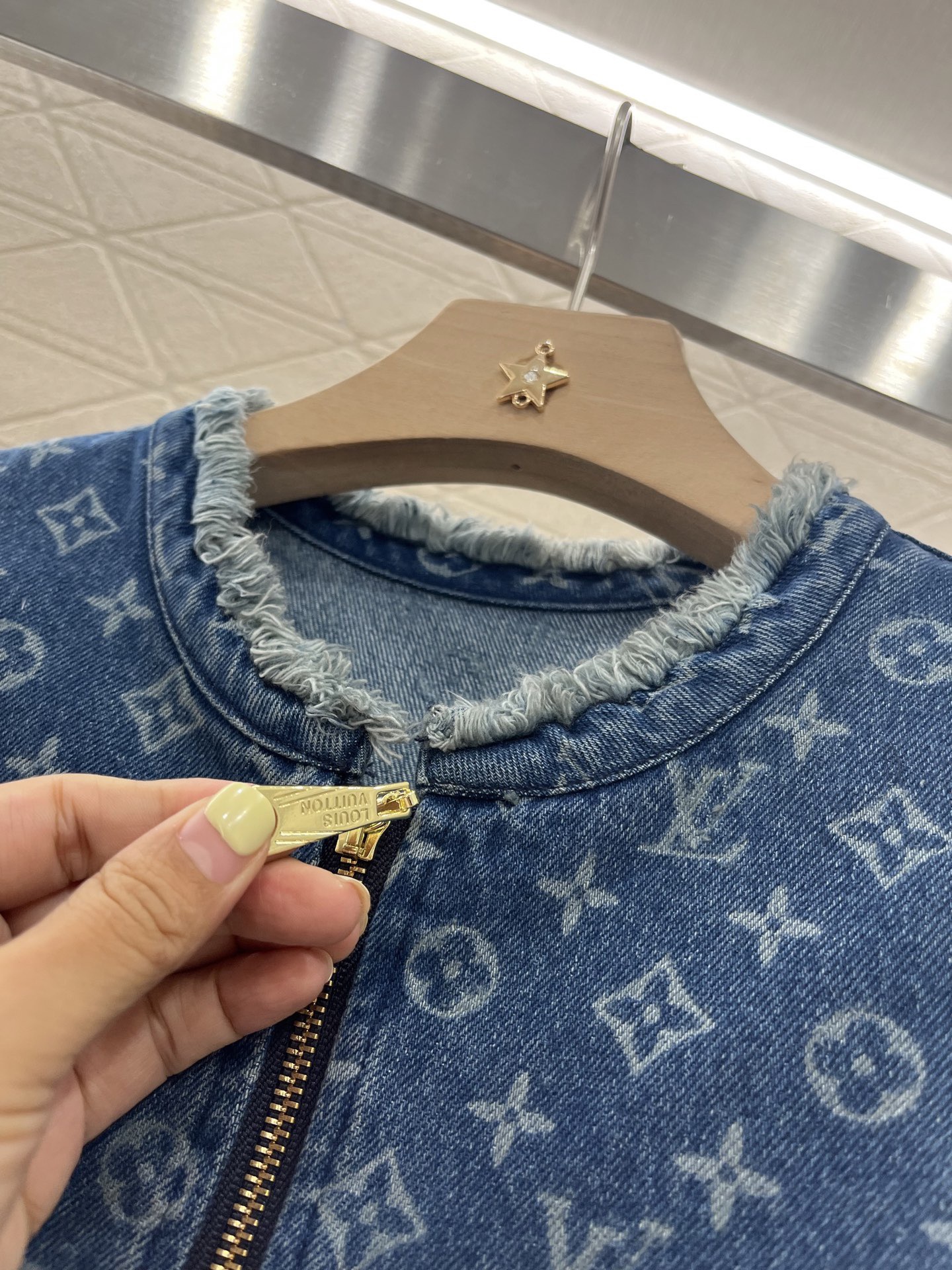 Louis vuitton モノグラム デニムドレス