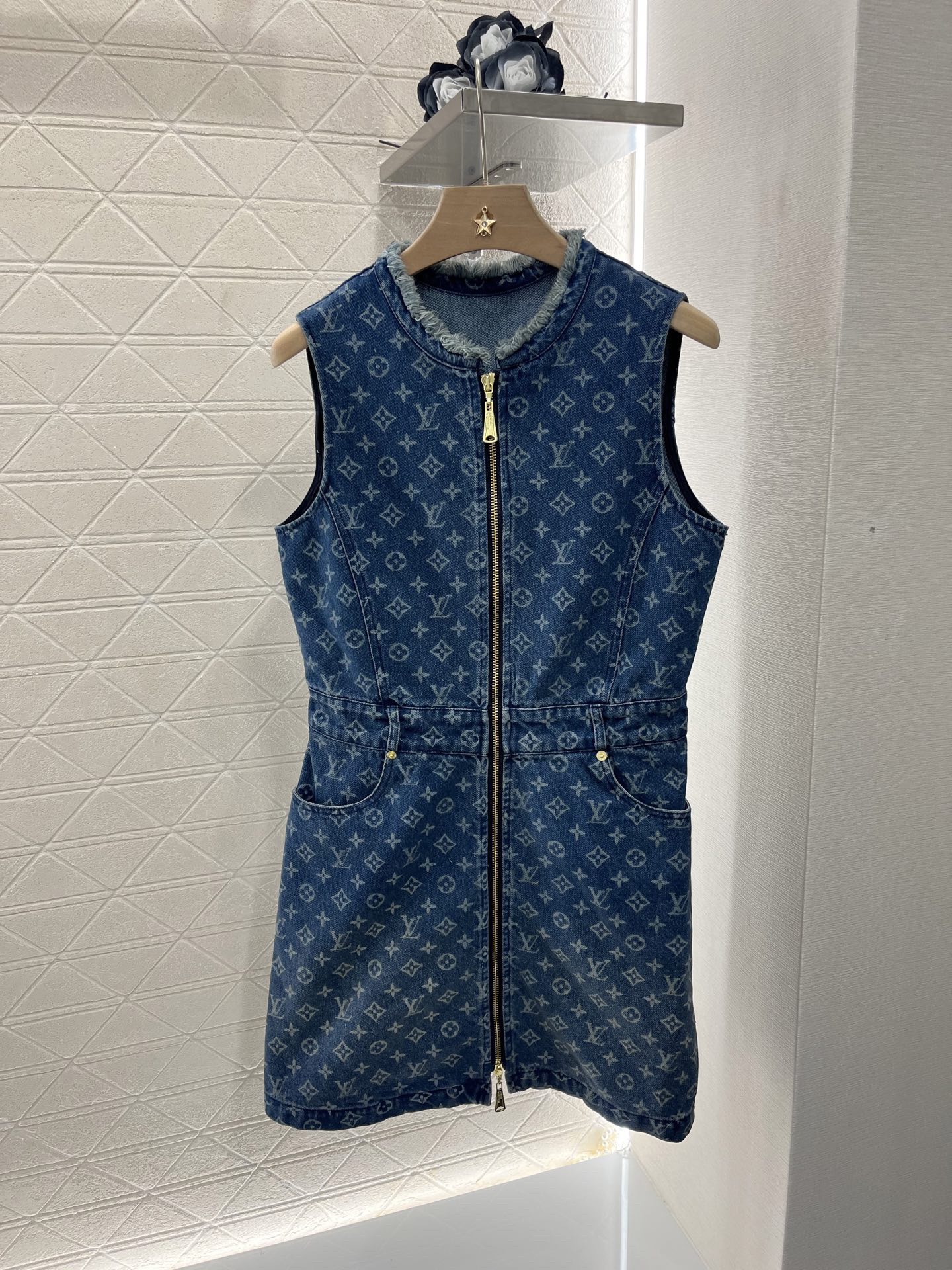 Louis vuitton モノグラム デニムドレス