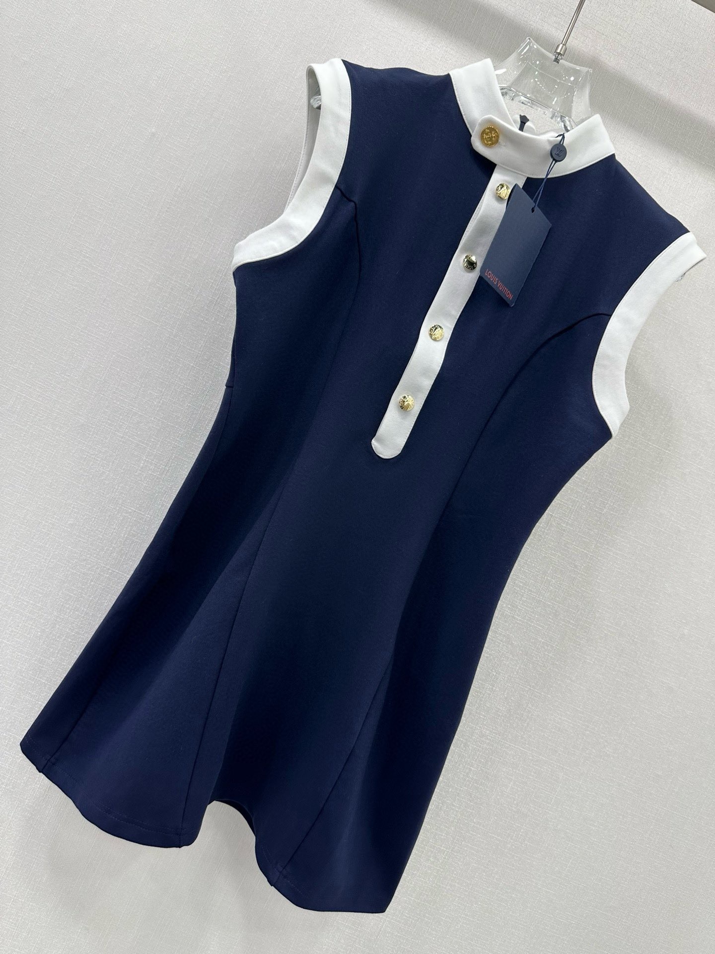 Louis vuitton テクニカルジャージー セーラードレス