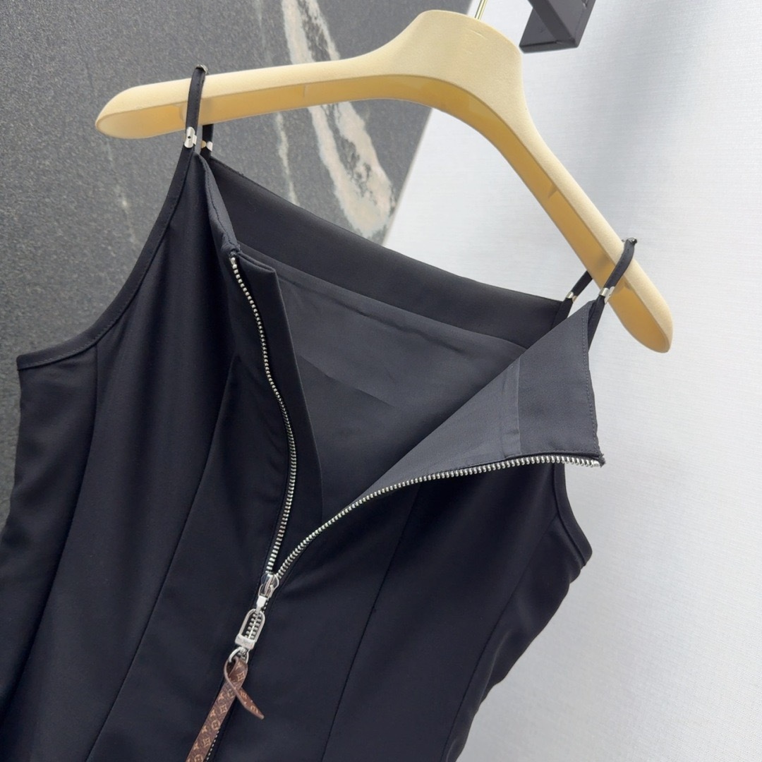 Louis vuitton カラーブロック プリーツドレス