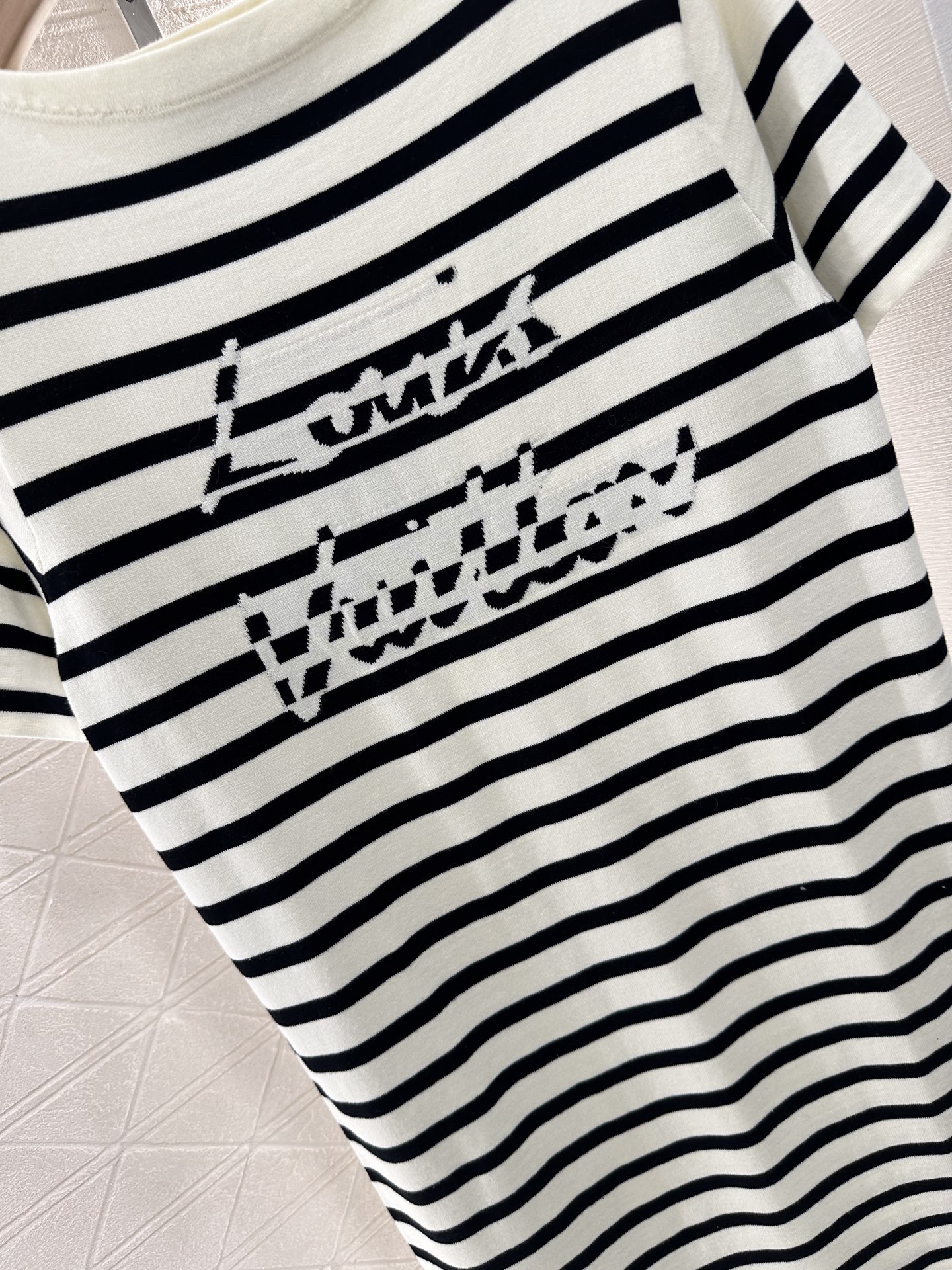 Louis vuitton シグネチャーストライプ ニットドレス