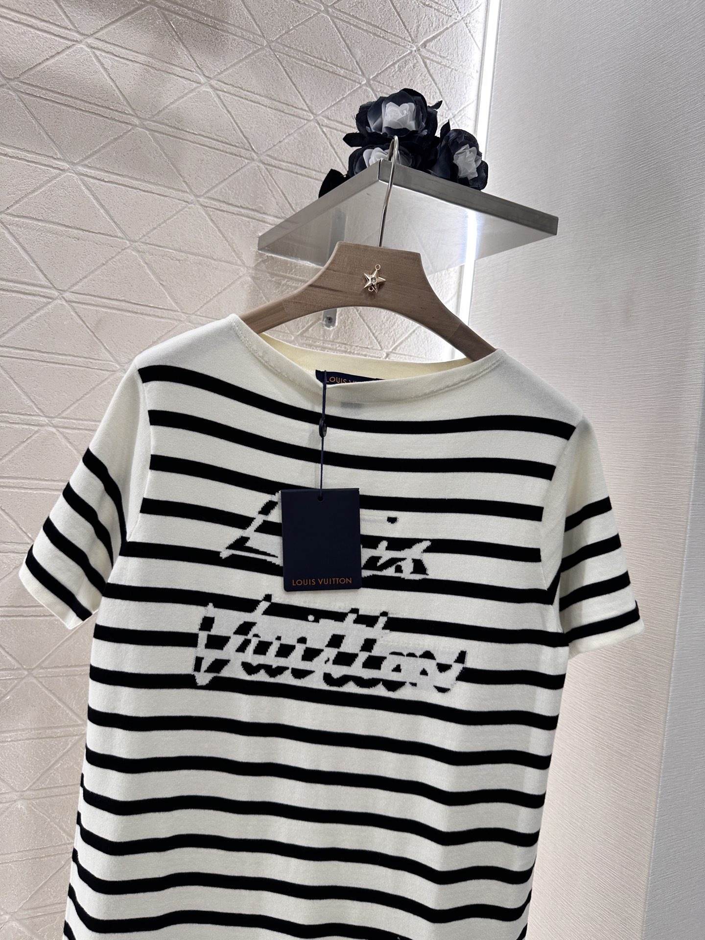 Louis vuitton シグネチャーストライプ ニットドレス