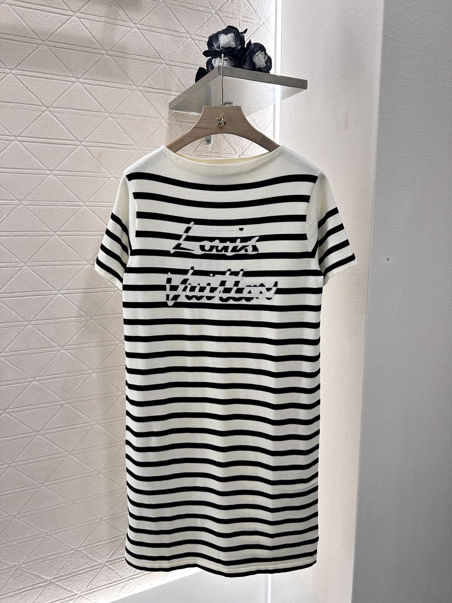 Louis vuitton シグネチャーストライプ ニットドレス