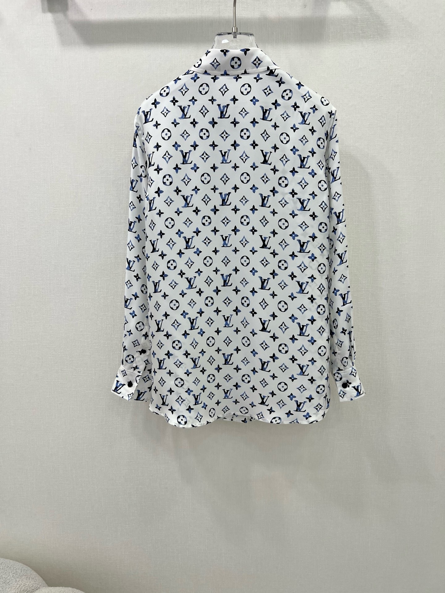 Louis vuitton アクアレル モノグラム シルクシャツ