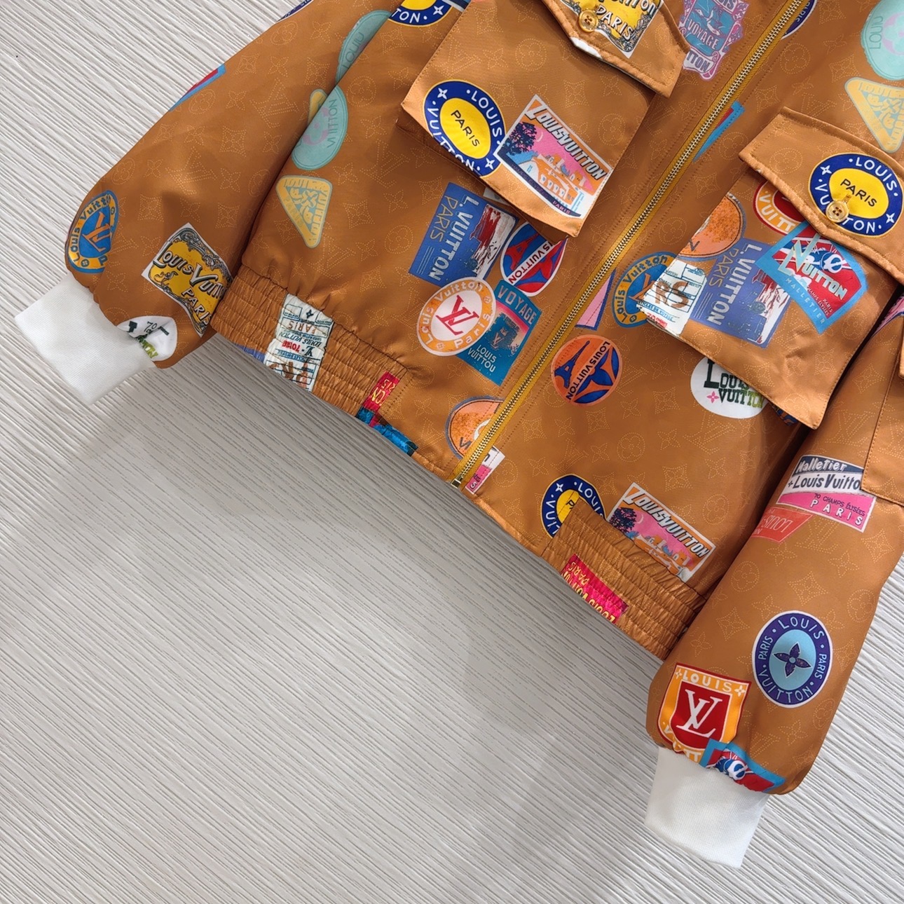 Louis vuitton トラベルパッチ ボンバージャケット