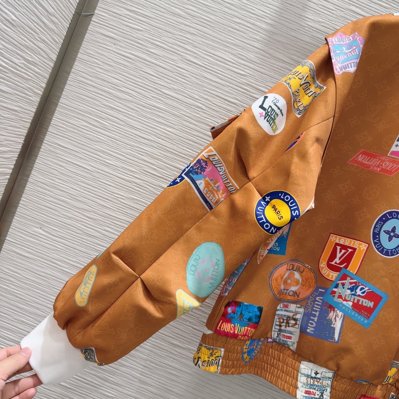 Louis vuitton トラベルパッチ ボンバージャケット