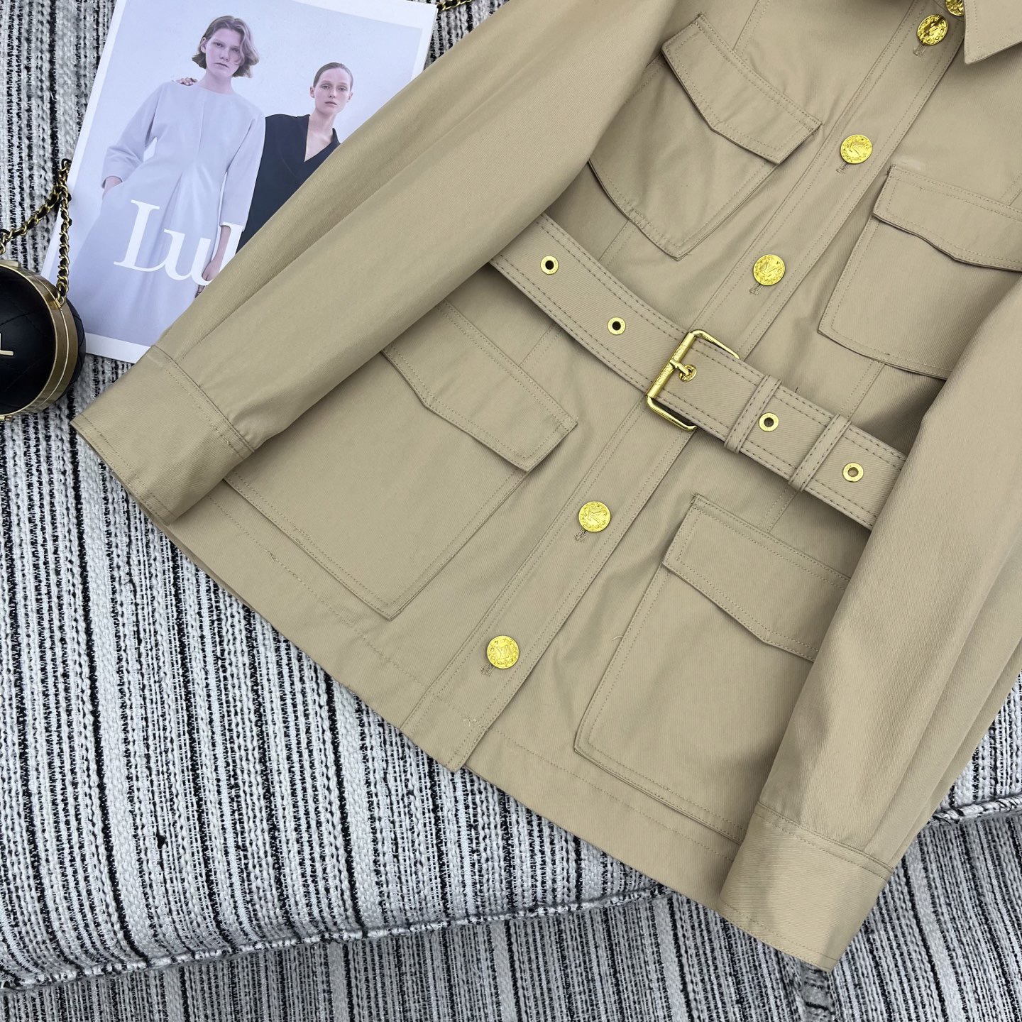 Louis vuitton ベルテッドサファリジャケット