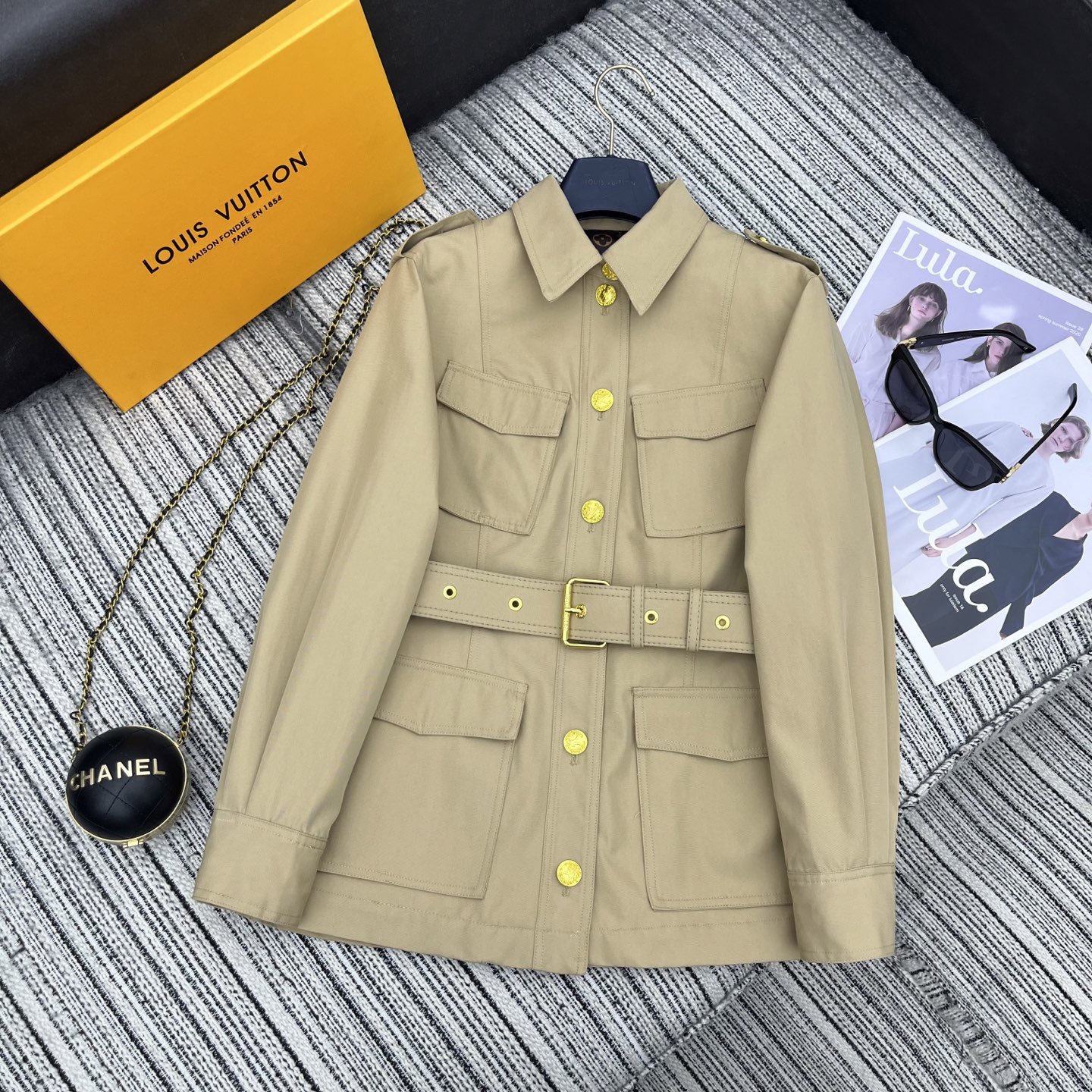 Louis vuitton ベルテッドサファリジャケット