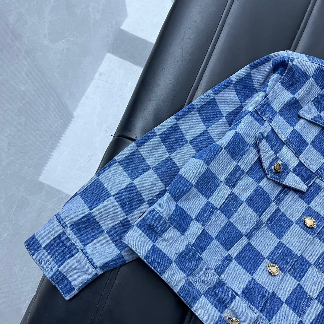 Louis vuitton ダミエデニムジャケット