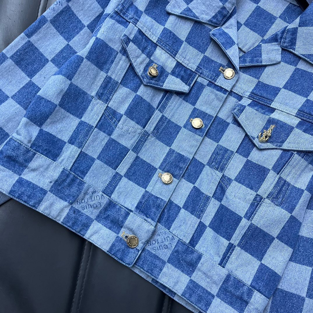 Louis vuitton ダミエデニムジャケット