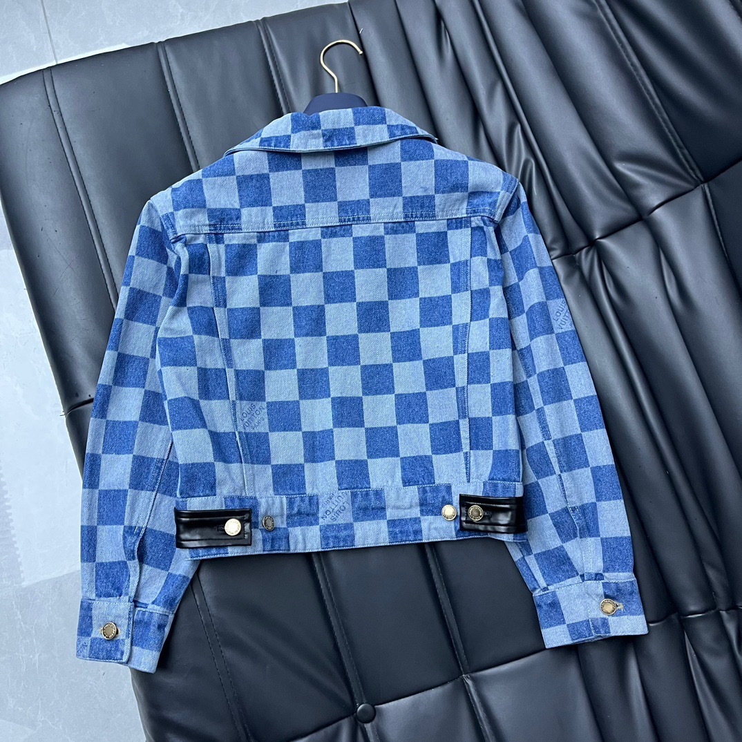 Louis vuitton ダミエデニムジャケット