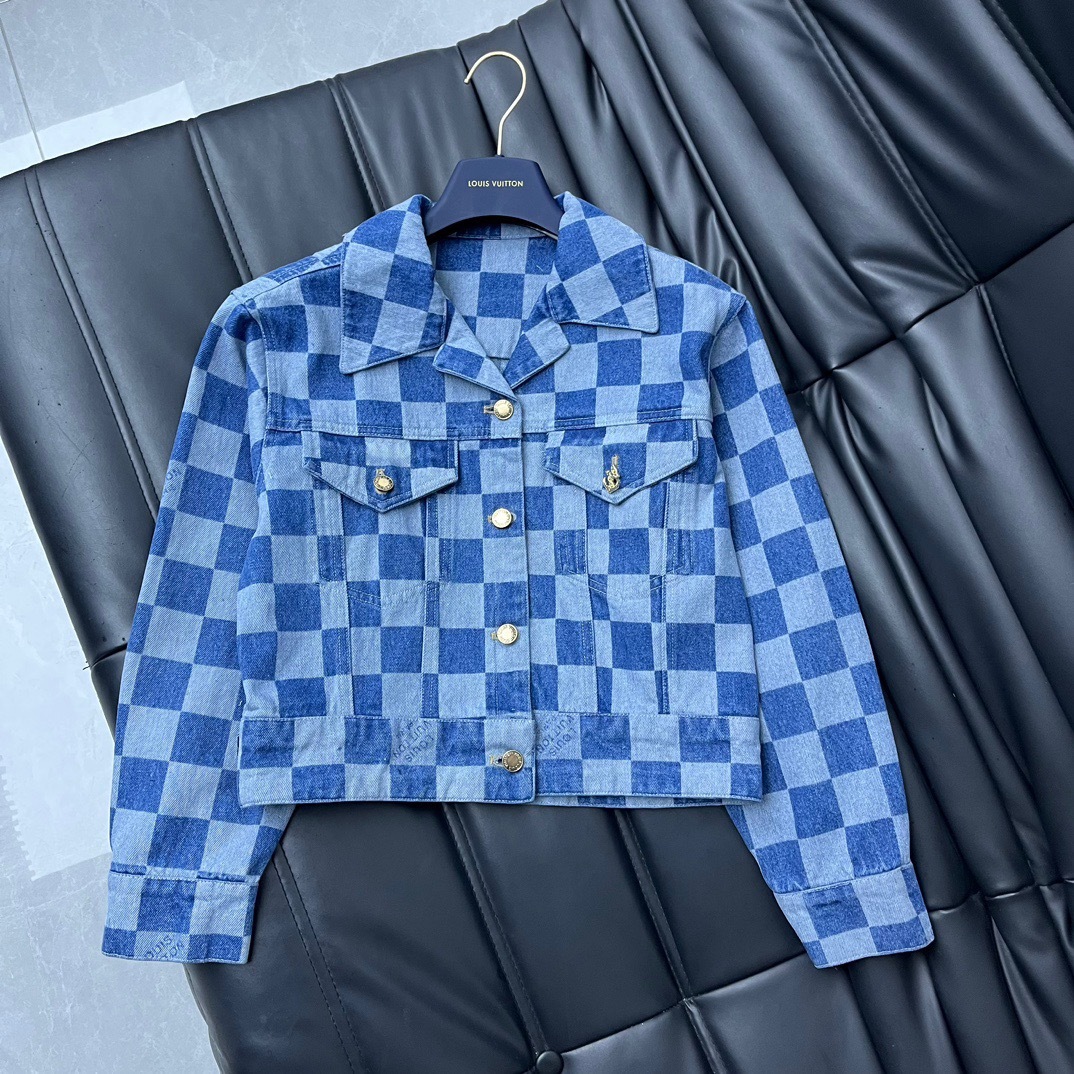 Louis vuitton ダミエデニムジャケット
