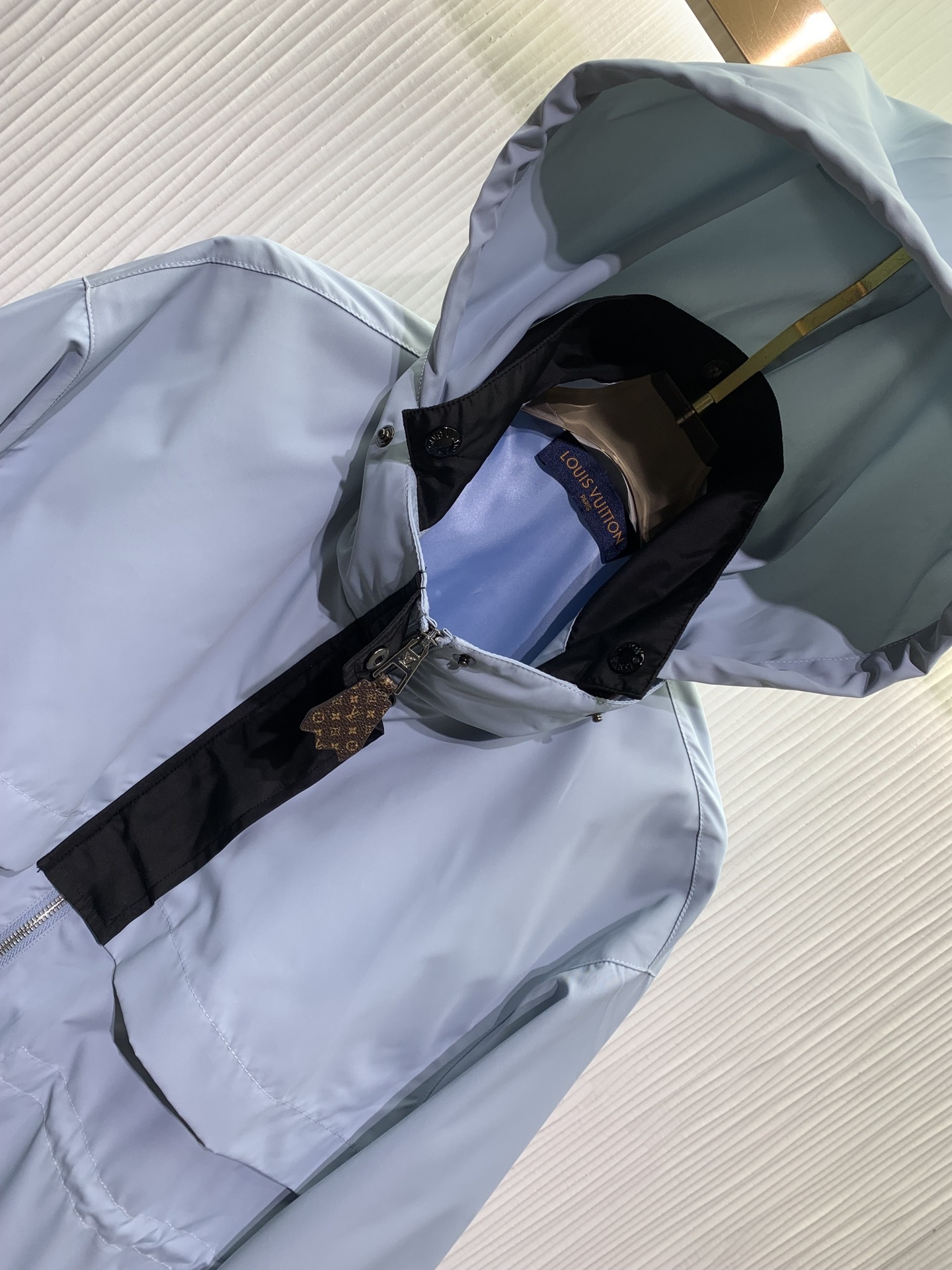 Louis vuitton カラーブロックシルクパーカ