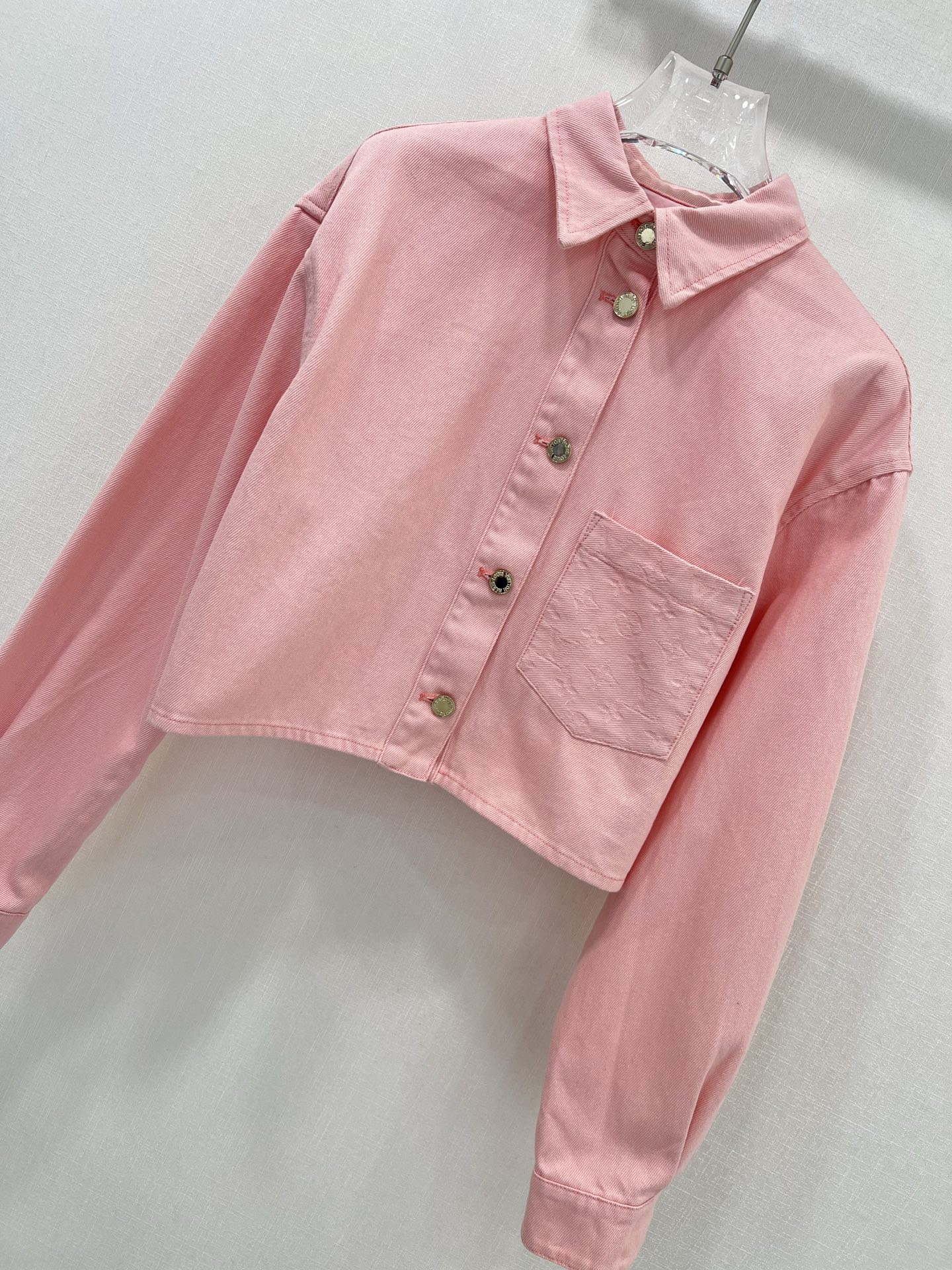 Louis vuitton クロップド デニムシャツ