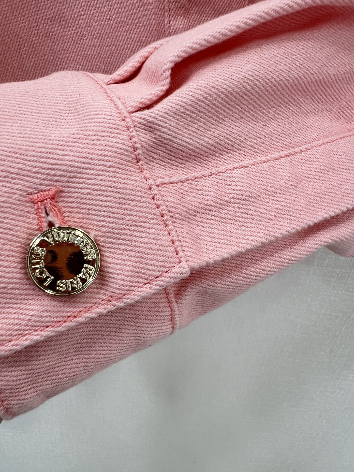 Louis vuitton クロップド デニムシャツ