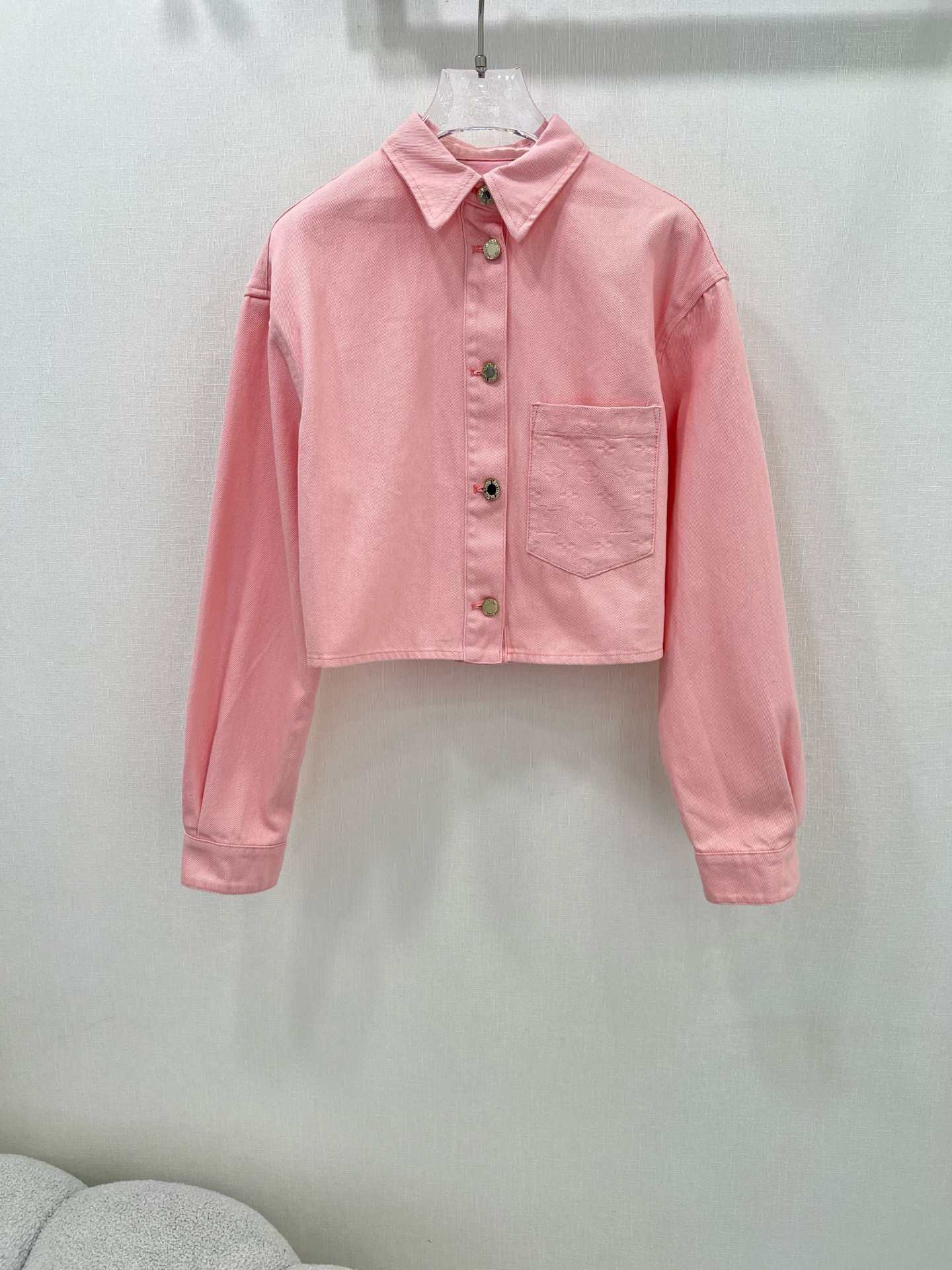 Louis vuitton クロップド デニムシャツ