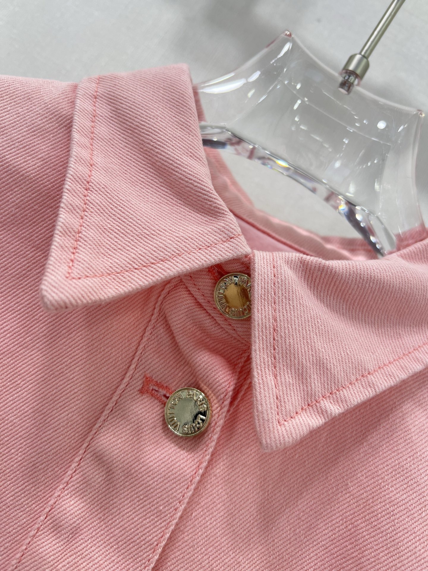 Louis vuitton クロップド デニムシャツ