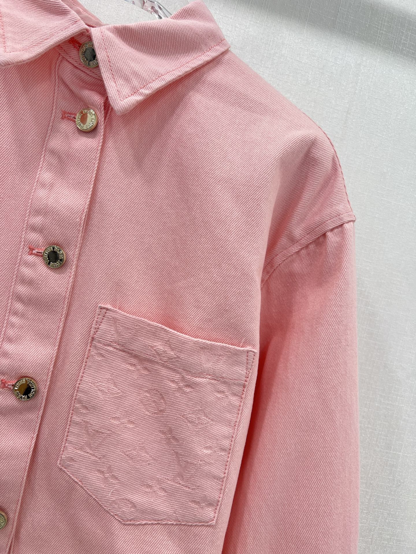 Louis vuitton クロップド デニムシャツ