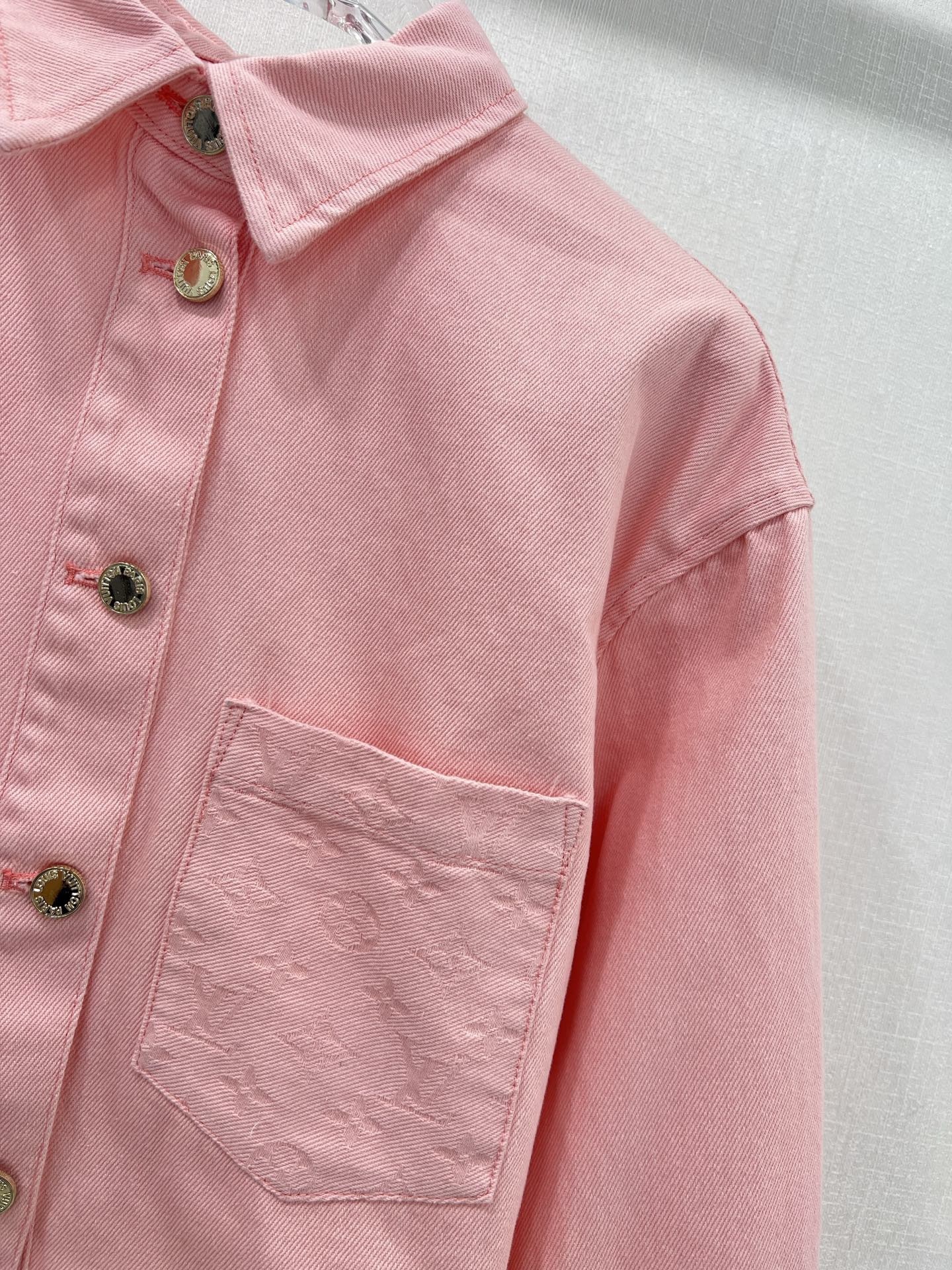 Louis vuitton クロップド デニムシャツ