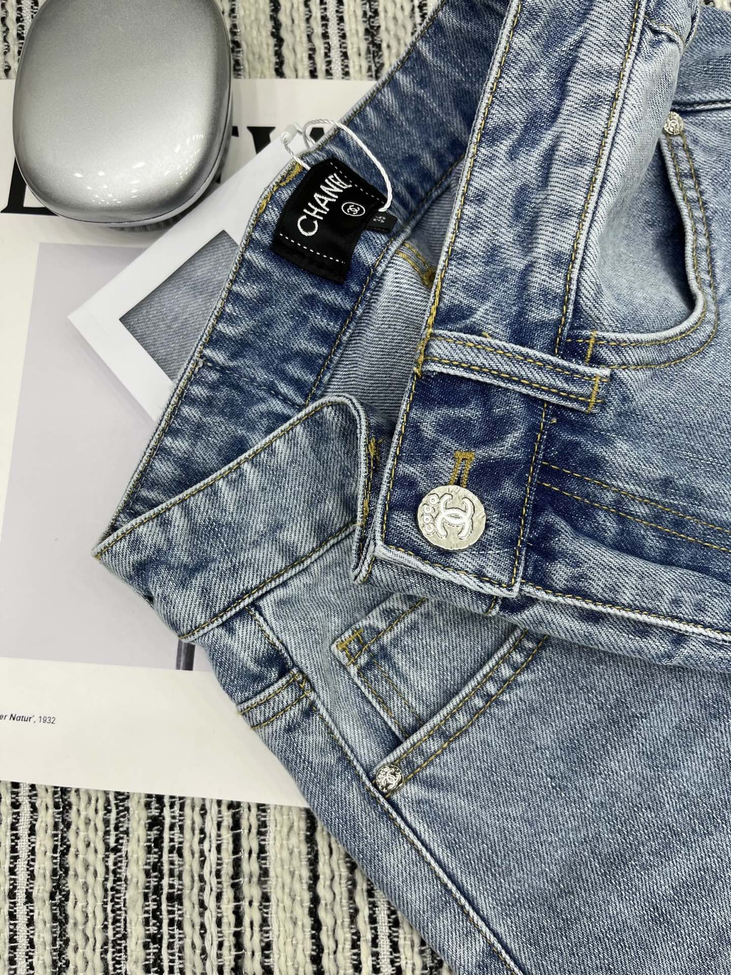 CHANEL ココビーチ ショートデニムパンツ