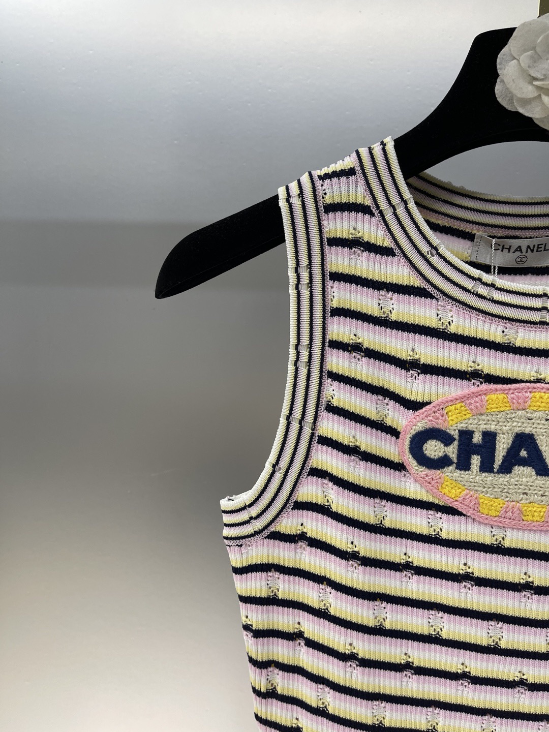 CHANEL 25P ボーダーワンピース